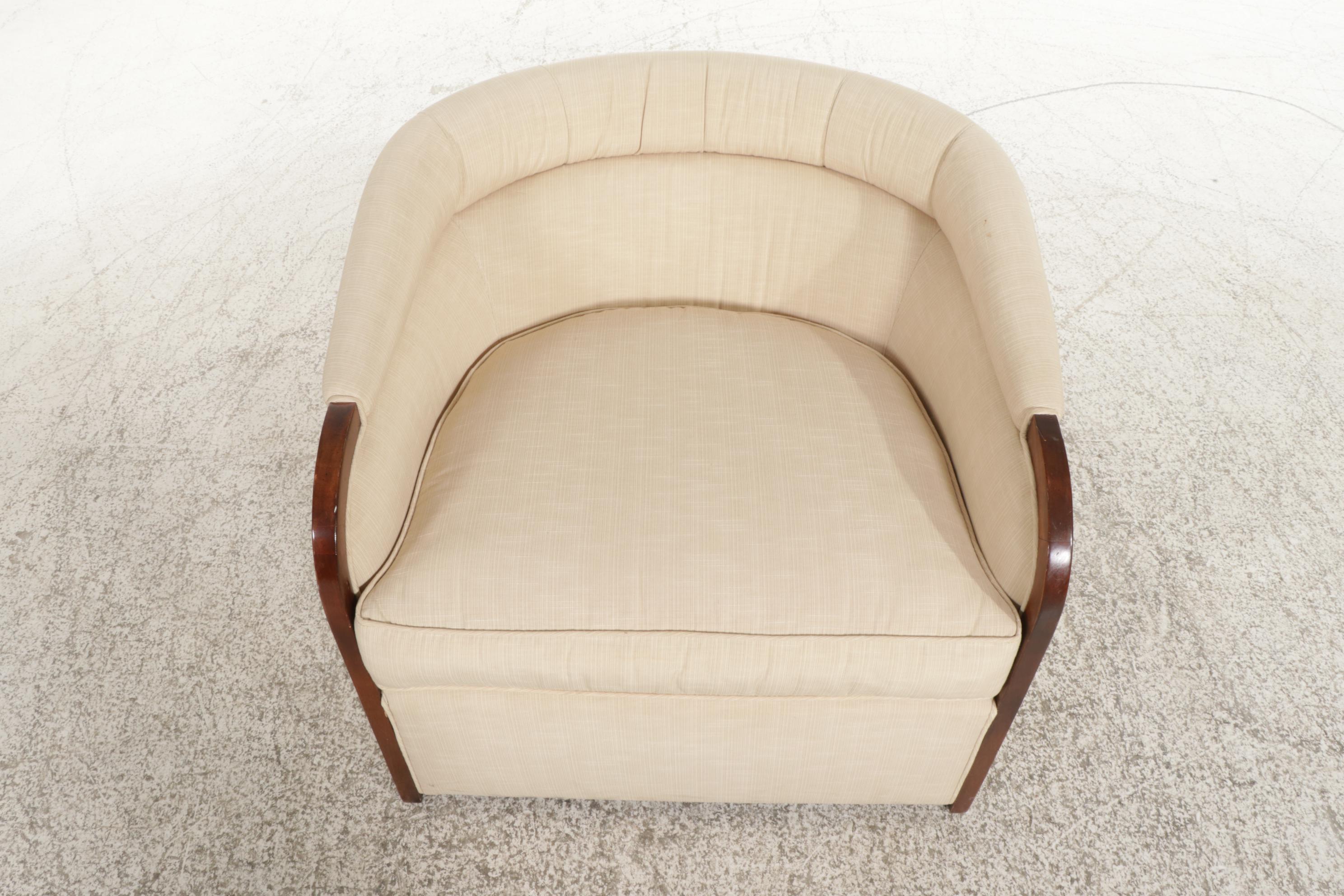 Mid Century Modern Custom Upholstered Club Chair