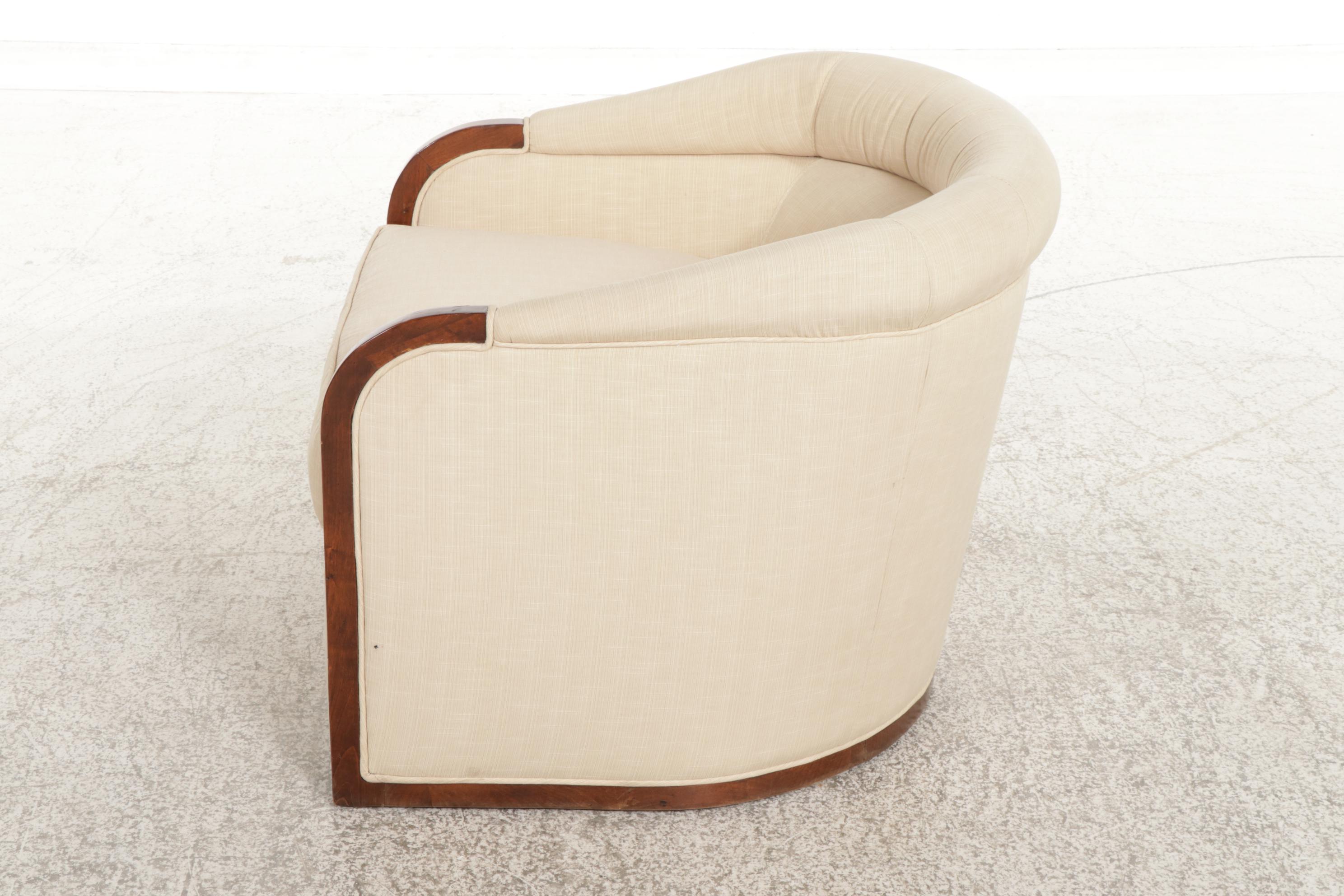 Mid Century Modern Custom Upholstered Club Chair