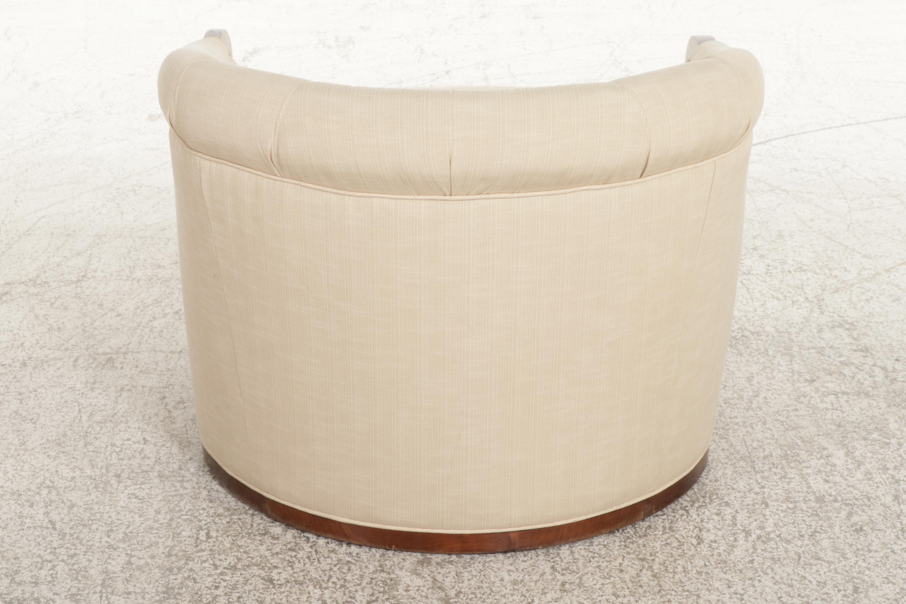 Mid Century Modern Custom Upholstered Club Chair