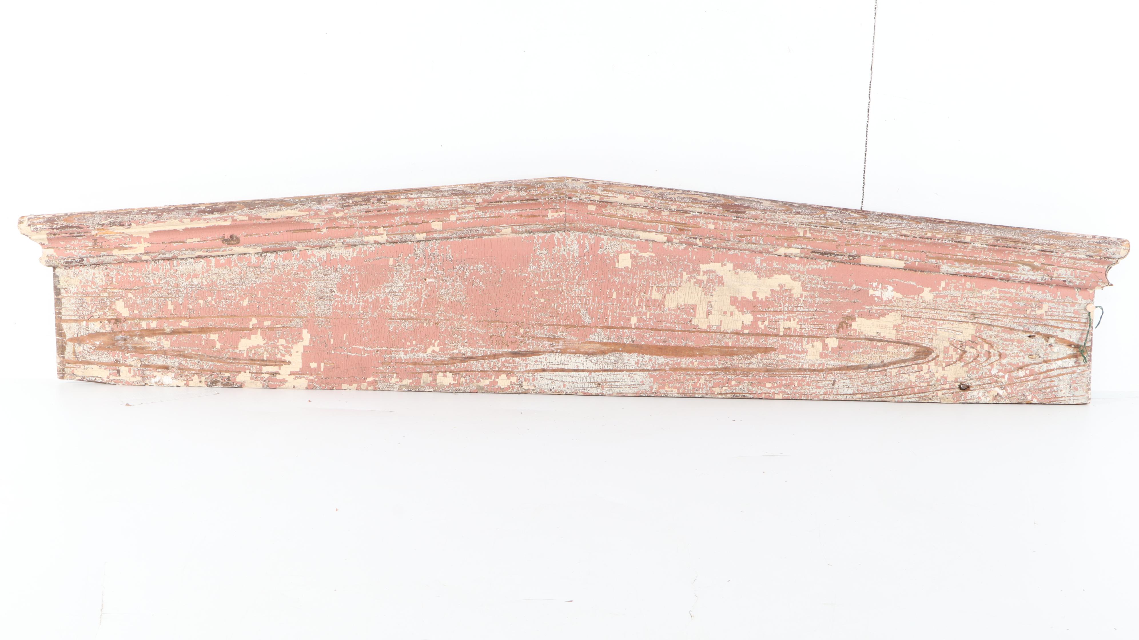 Enameled Metal Birdcage, Cabinet Door and Door Header, Early to Mid-20th Century