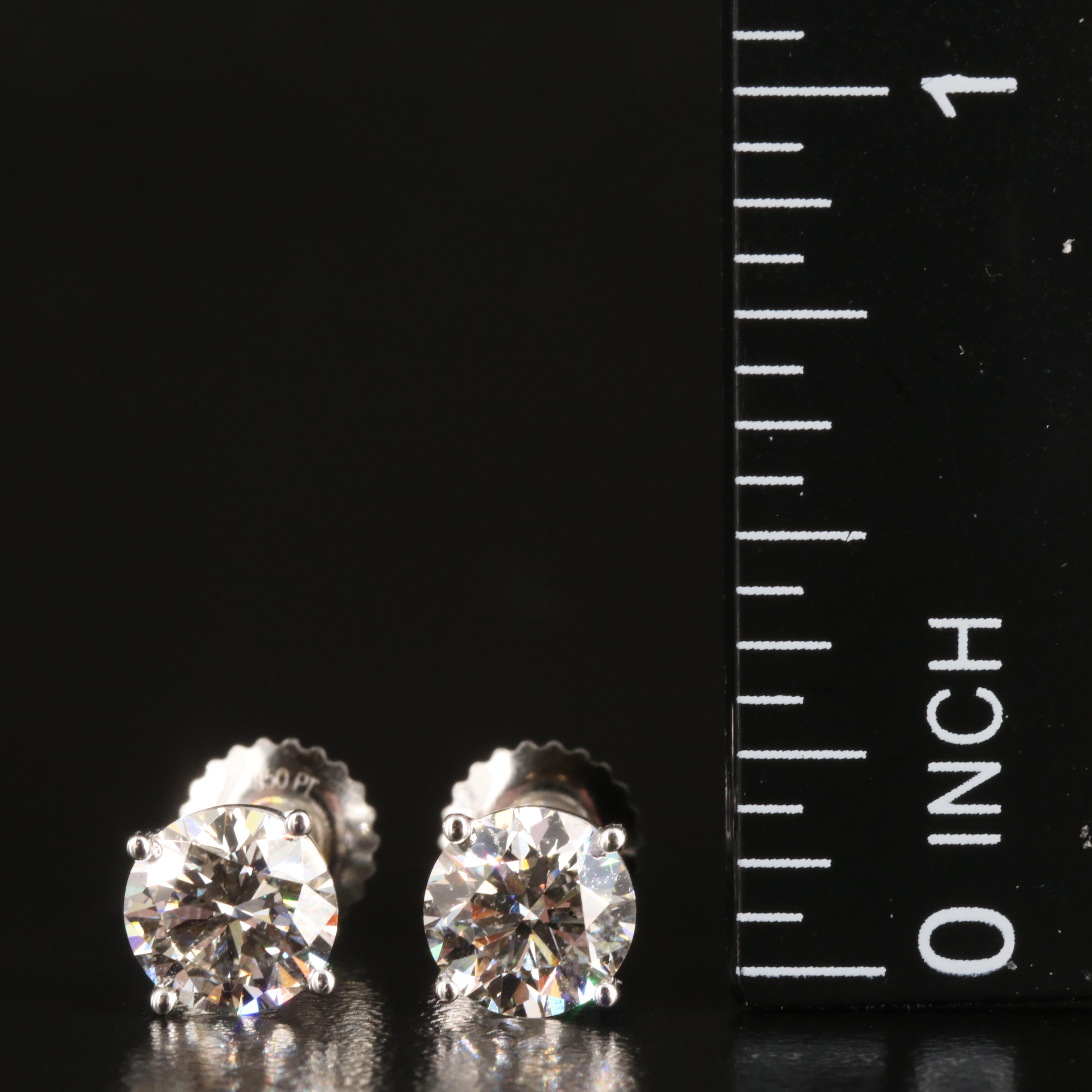 14K 1.60 CTW Lab Grown Diamond Stud Earrings