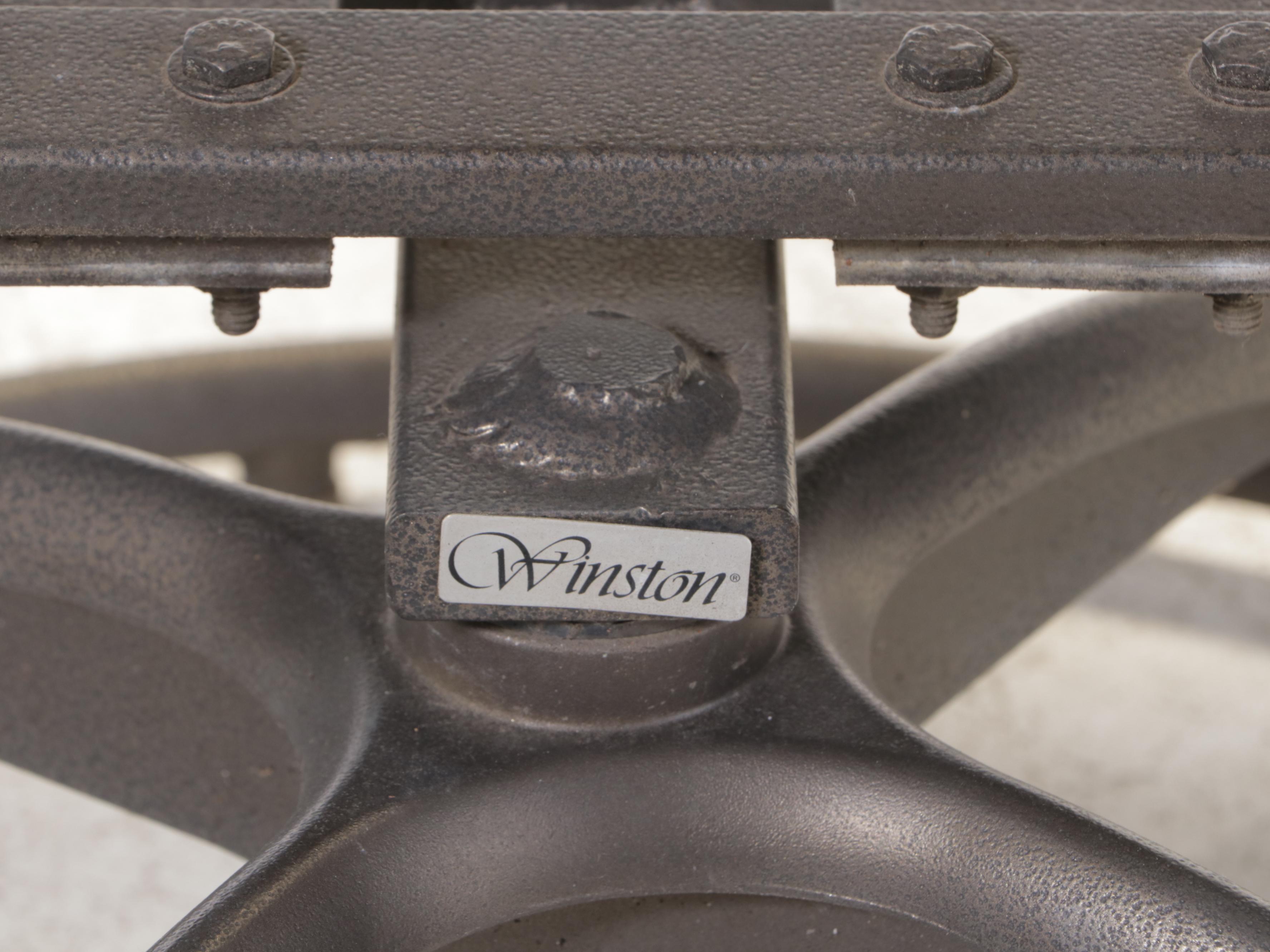 Four Winston Powder-Coated Aluminum Patio Swivel-Rockers