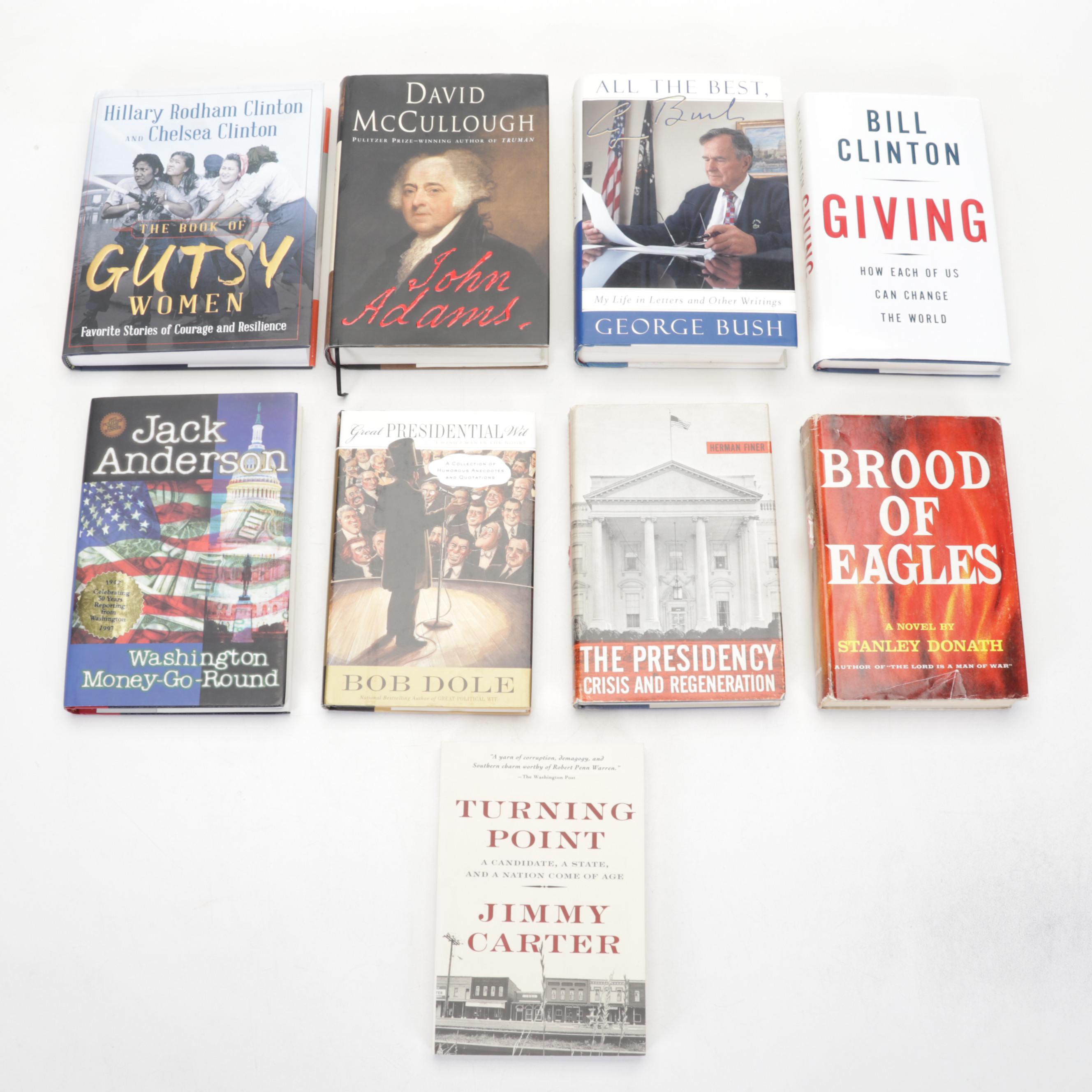 Signed American Political Books Including "Turning Point" by Jimmy Carter
