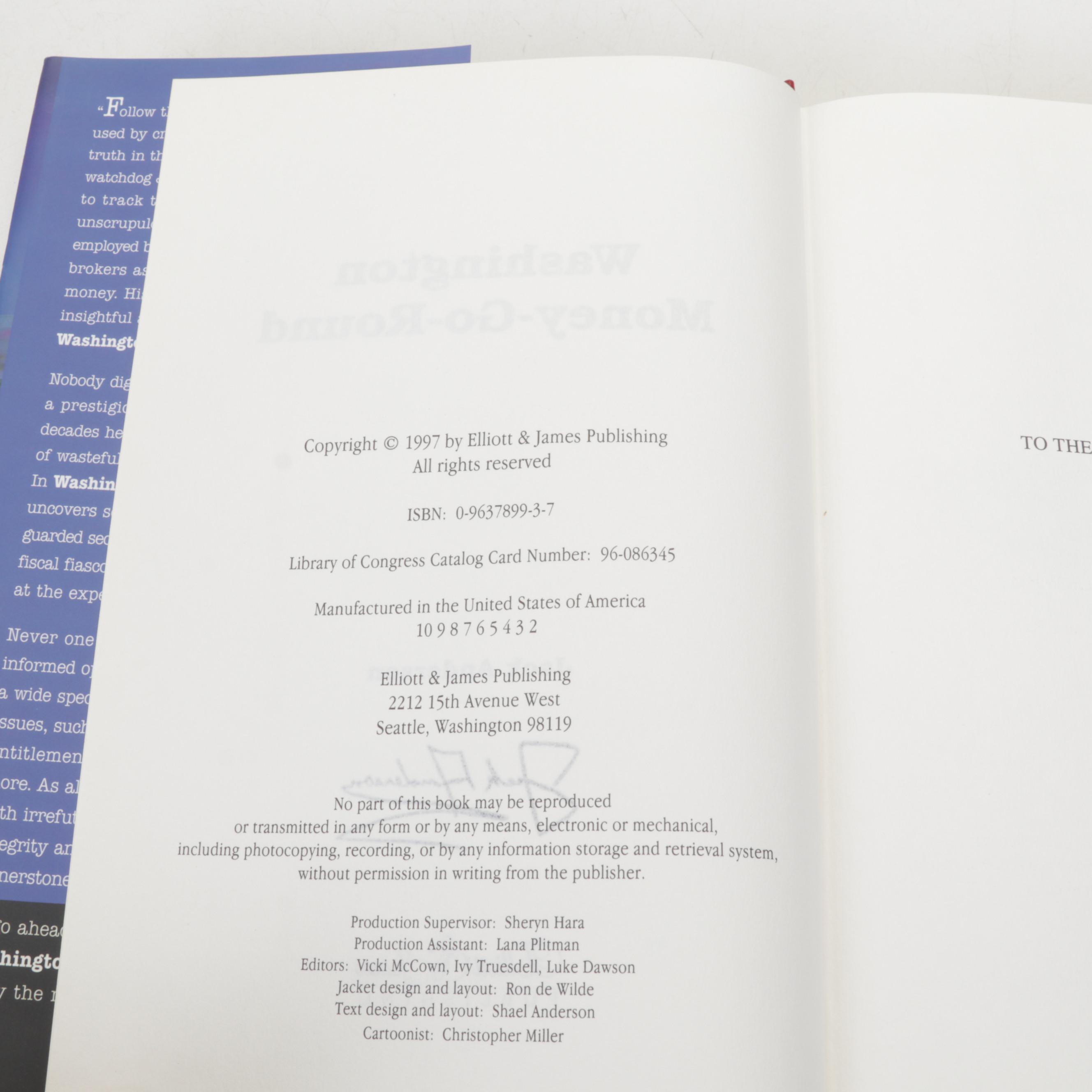 Signed American Political Books Including "Turning Point" by Jimmy Carter