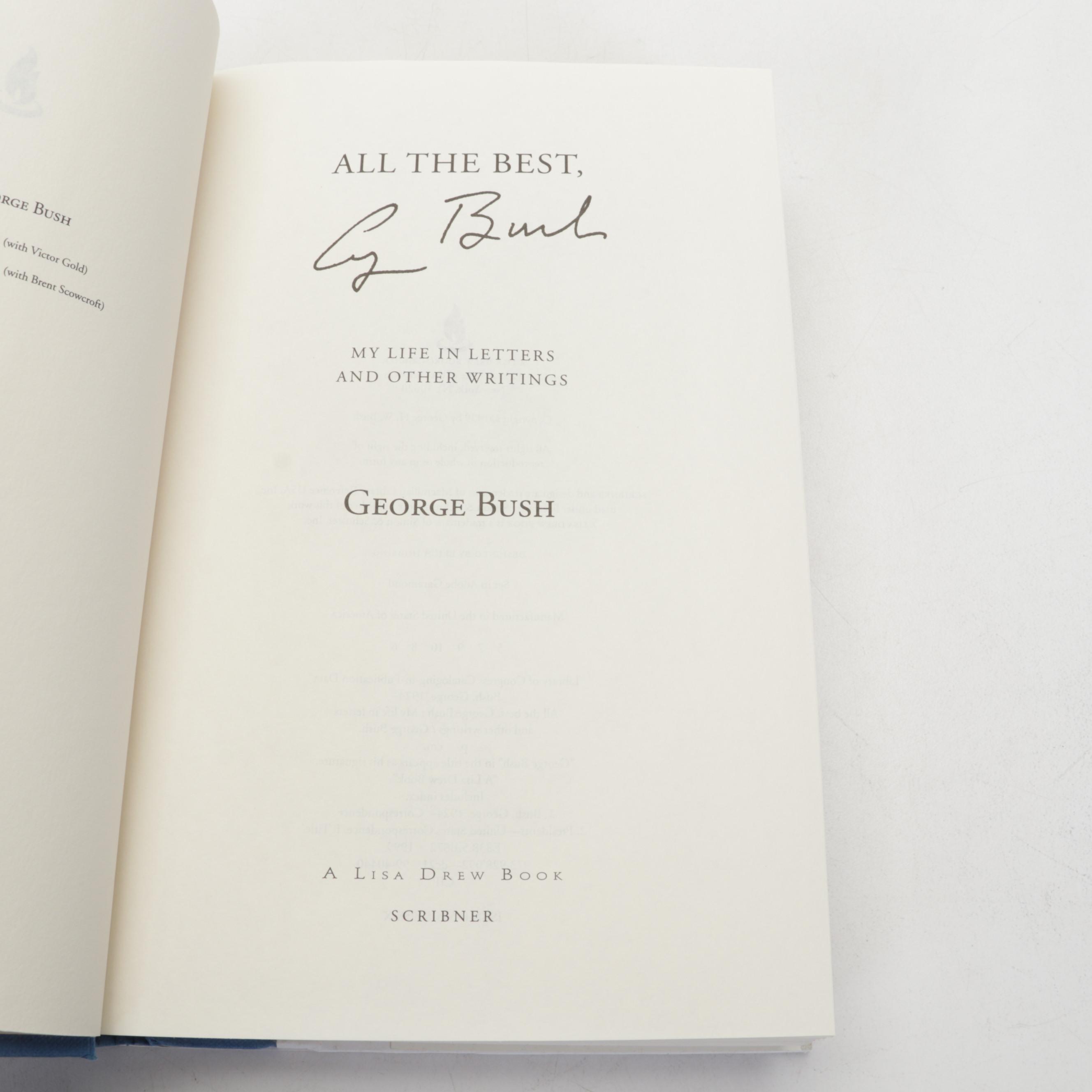 Signed American Political Books Including "Turning Point" by Jimmy Carter