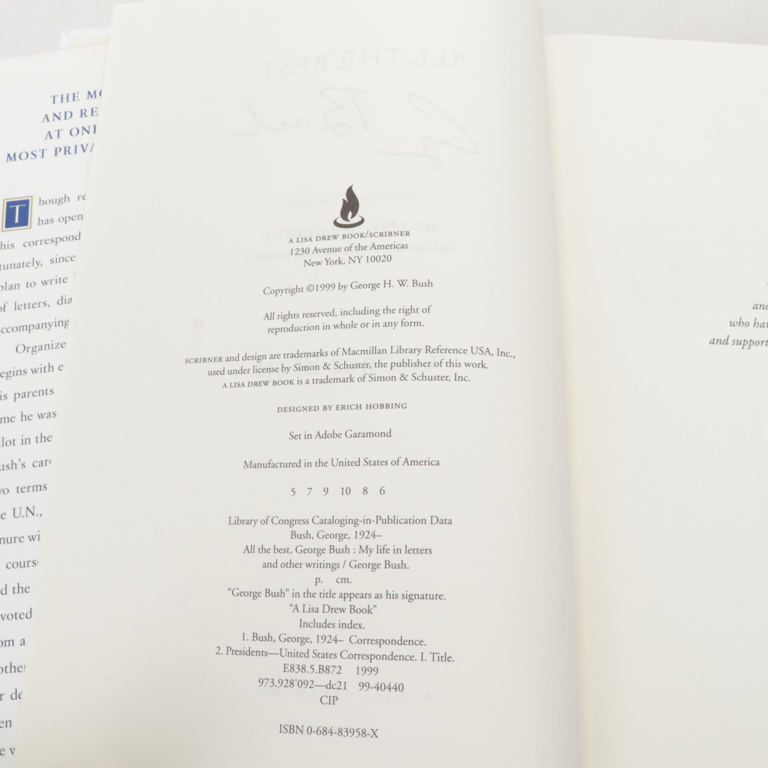 Signed American Political Books Including "Turning Point" by Jimmy Carter