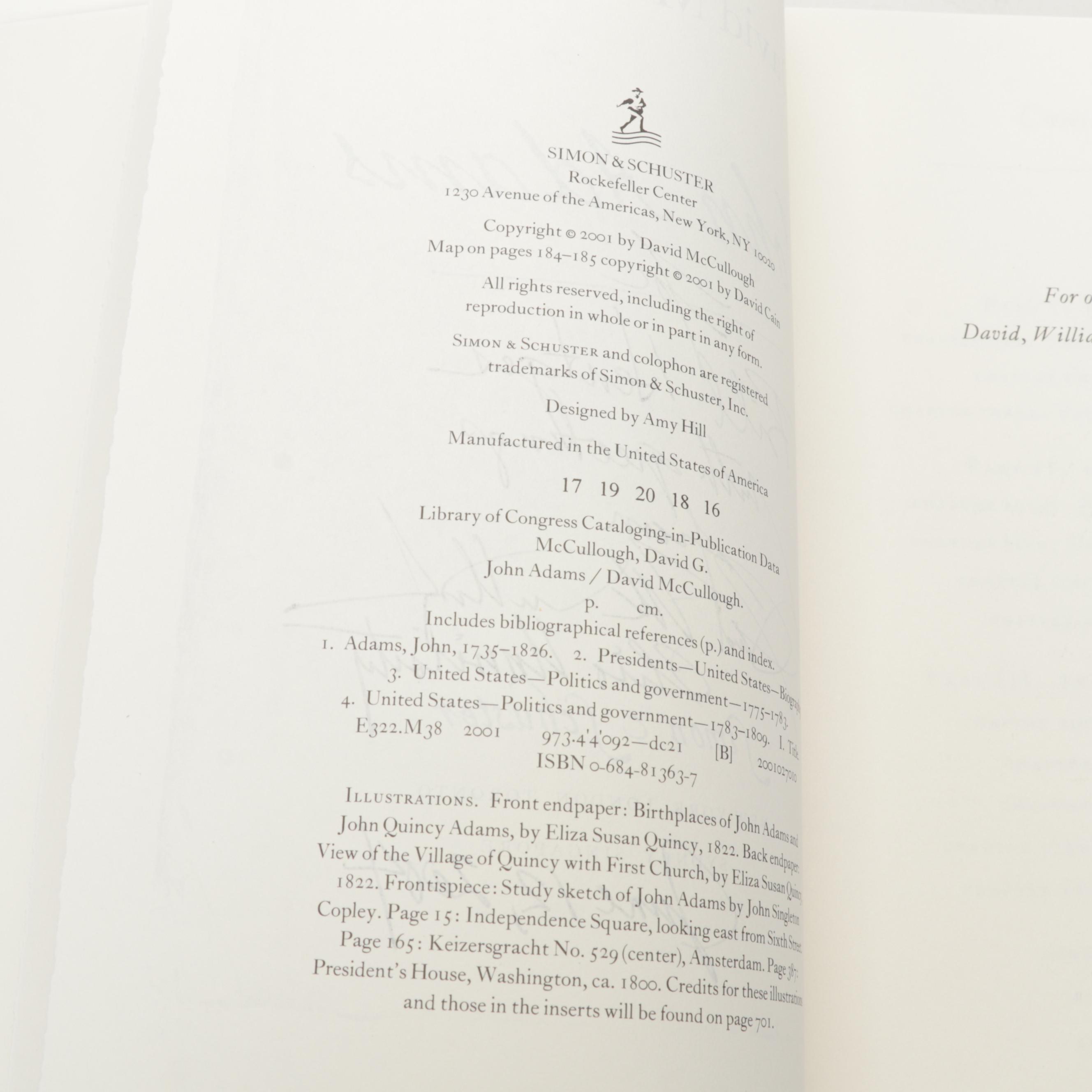 Signed American Political Books Including "Turning Point" by Jimmy Carter