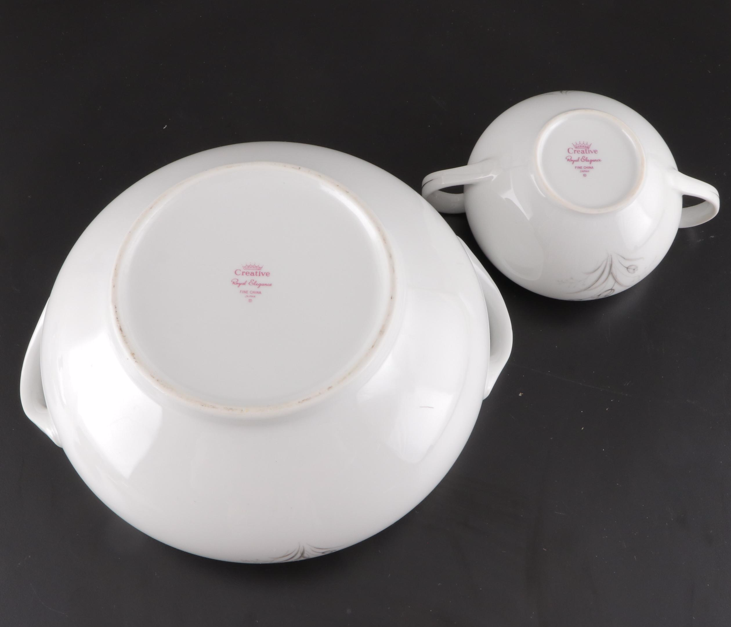 Creative China "Royal Elegance" Dinnerware, Mid-20th Century