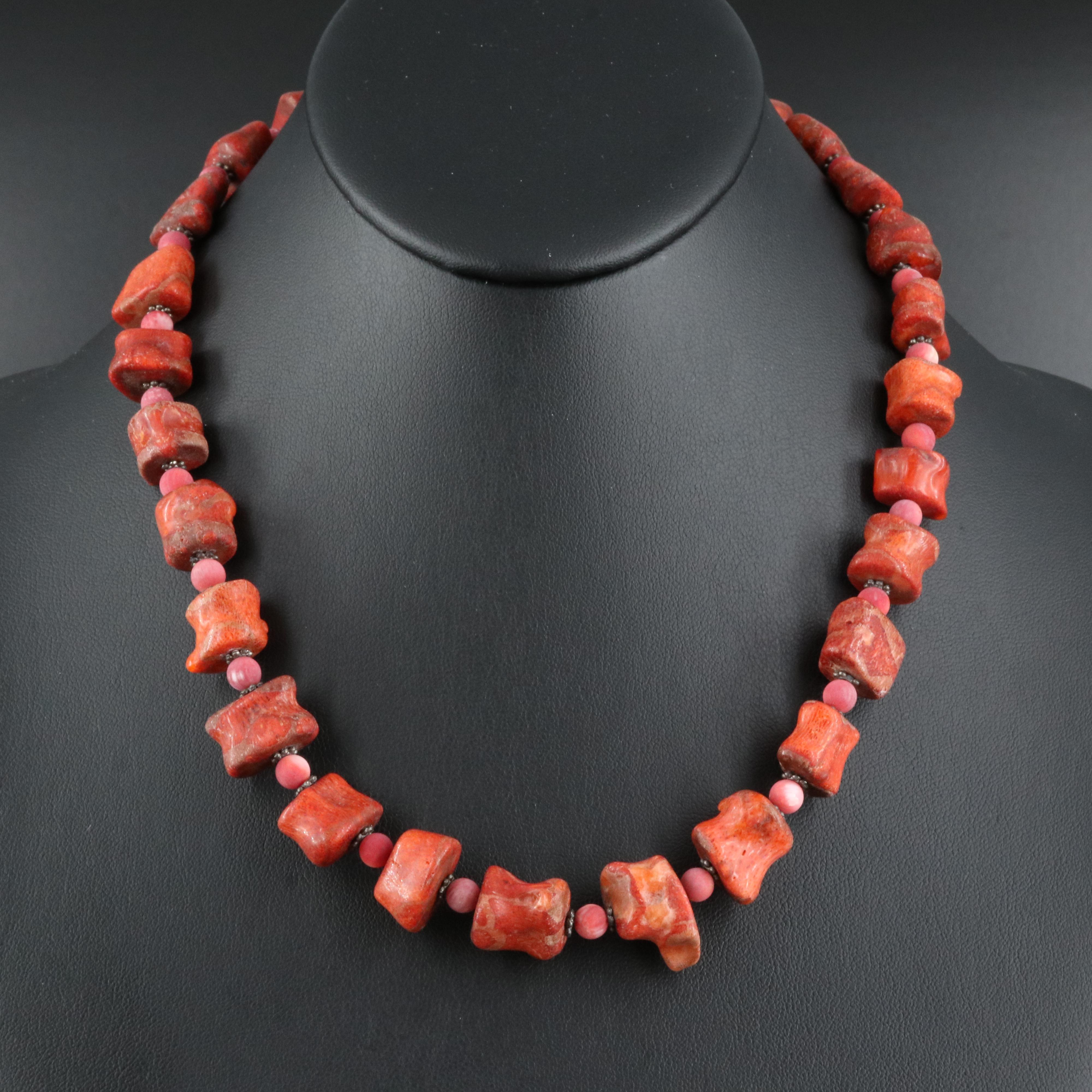 Coral Bead Necklace