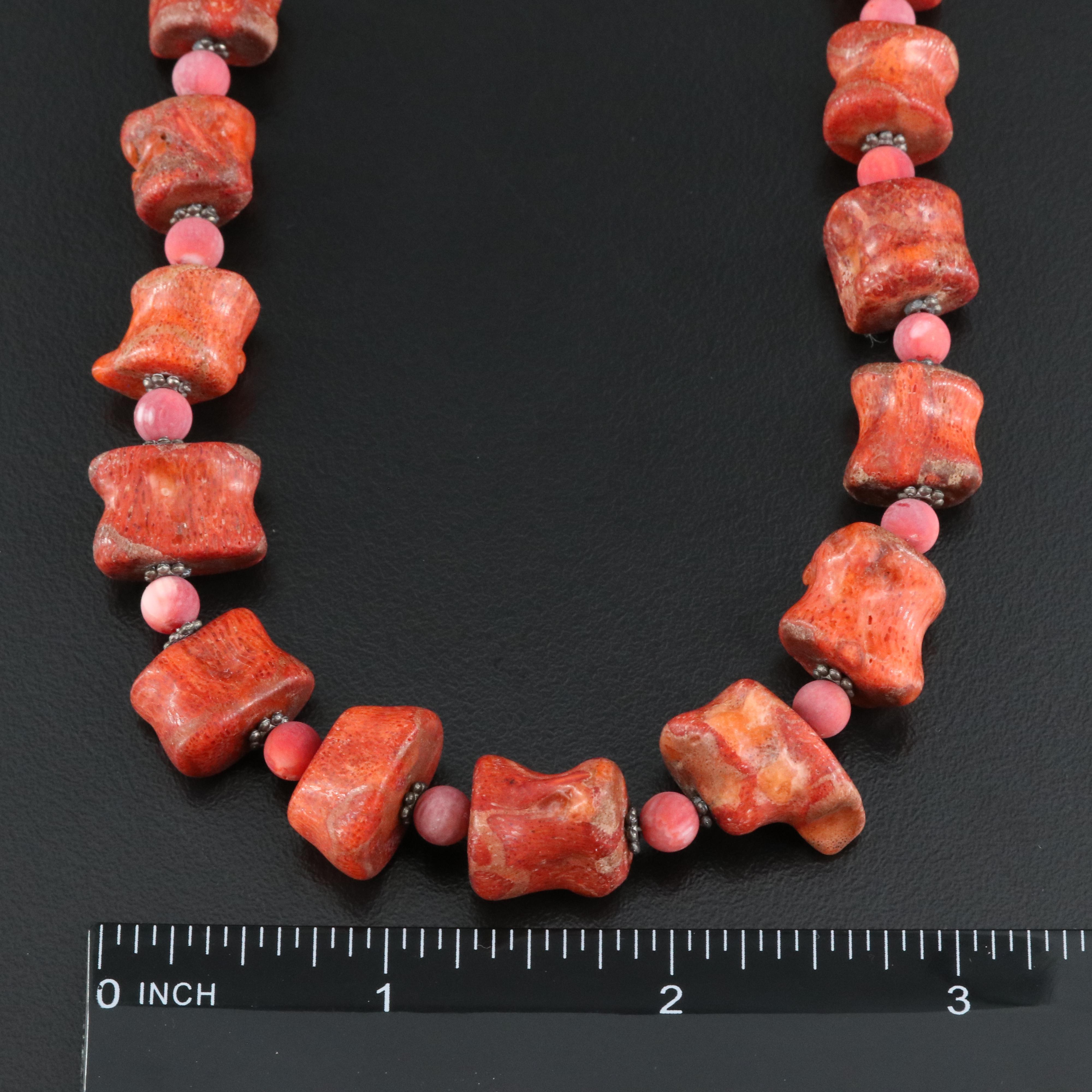Coral Bead Necklace