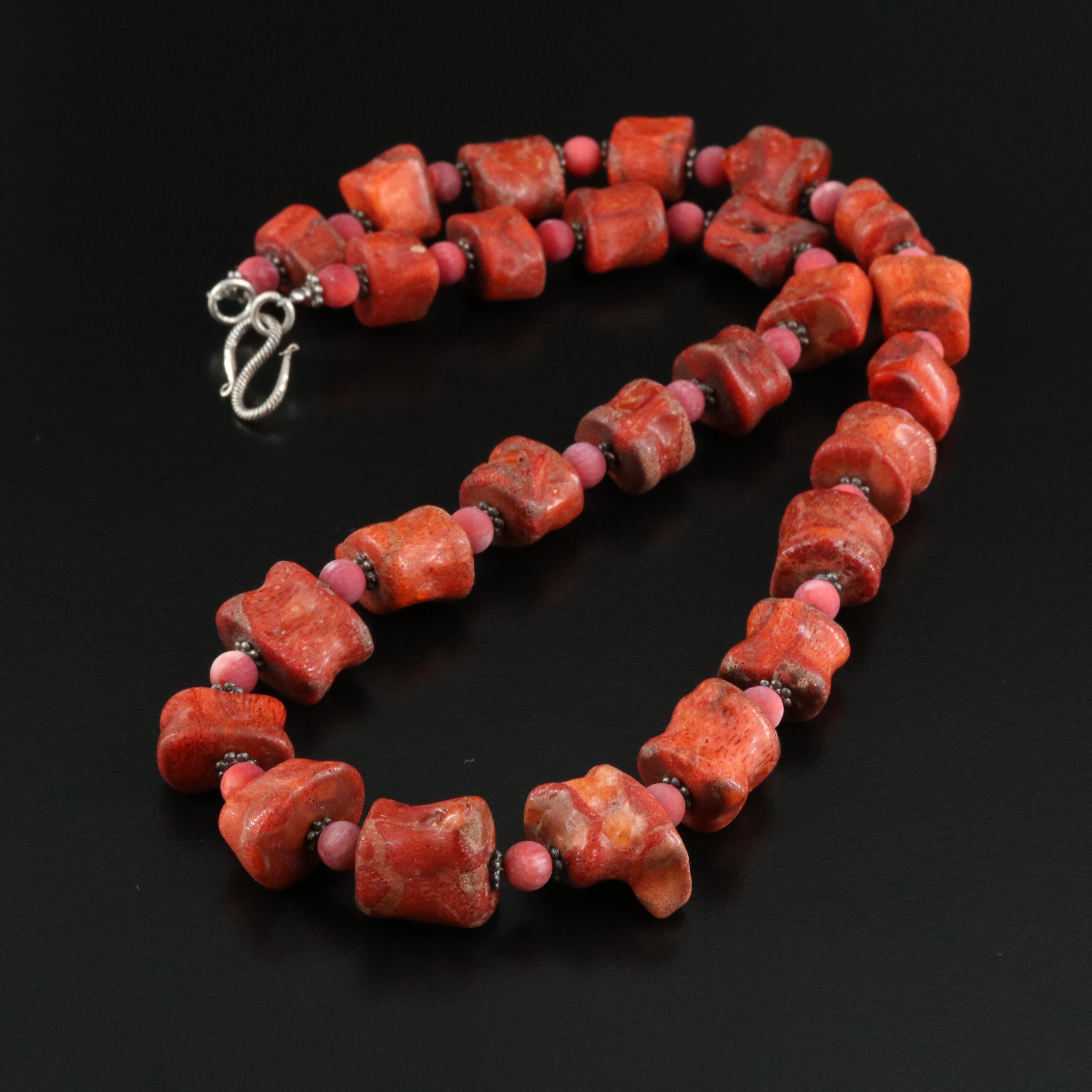 Coral Bead Necklace