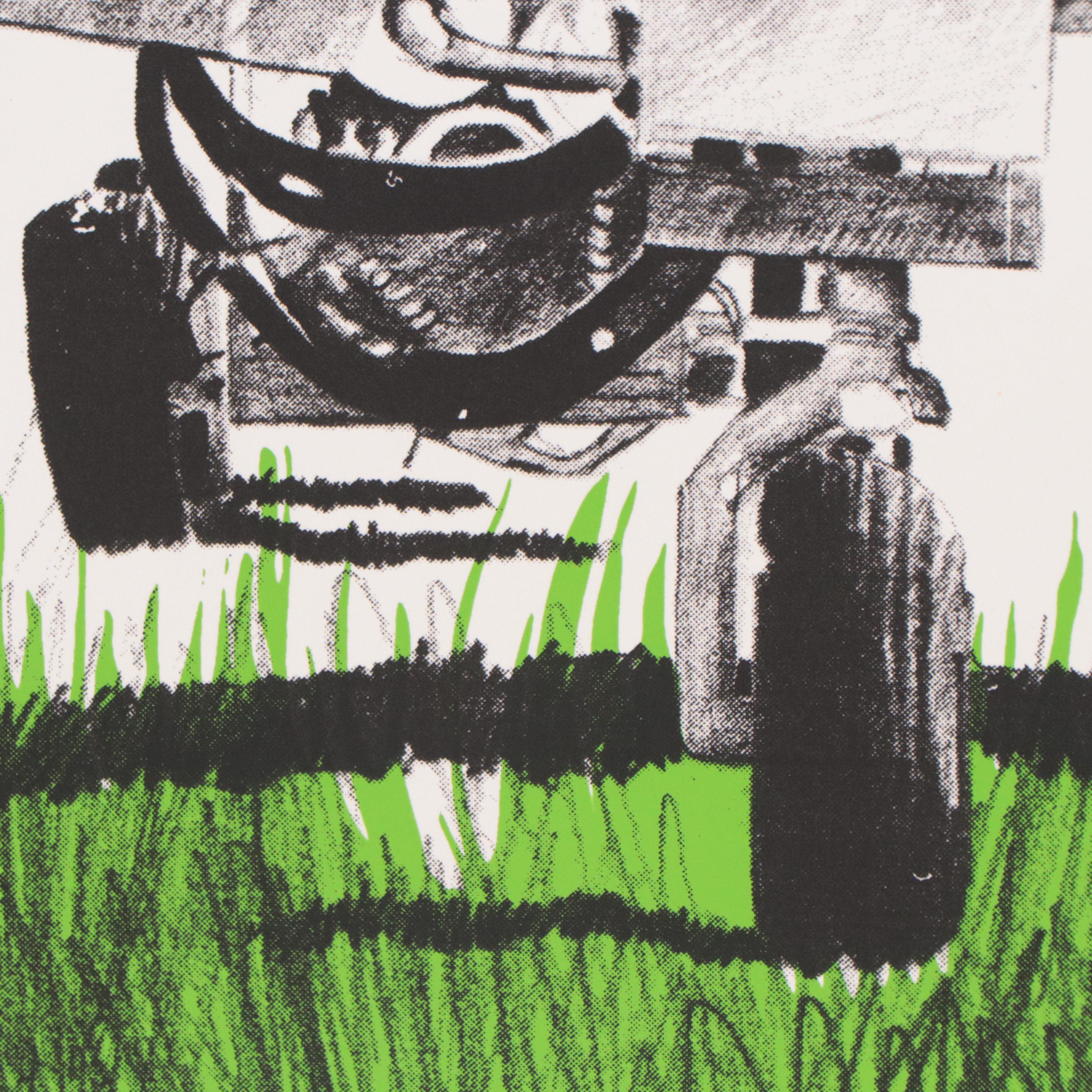 Joyce Arons Modernist Serigraph "Ridin' in My Car"