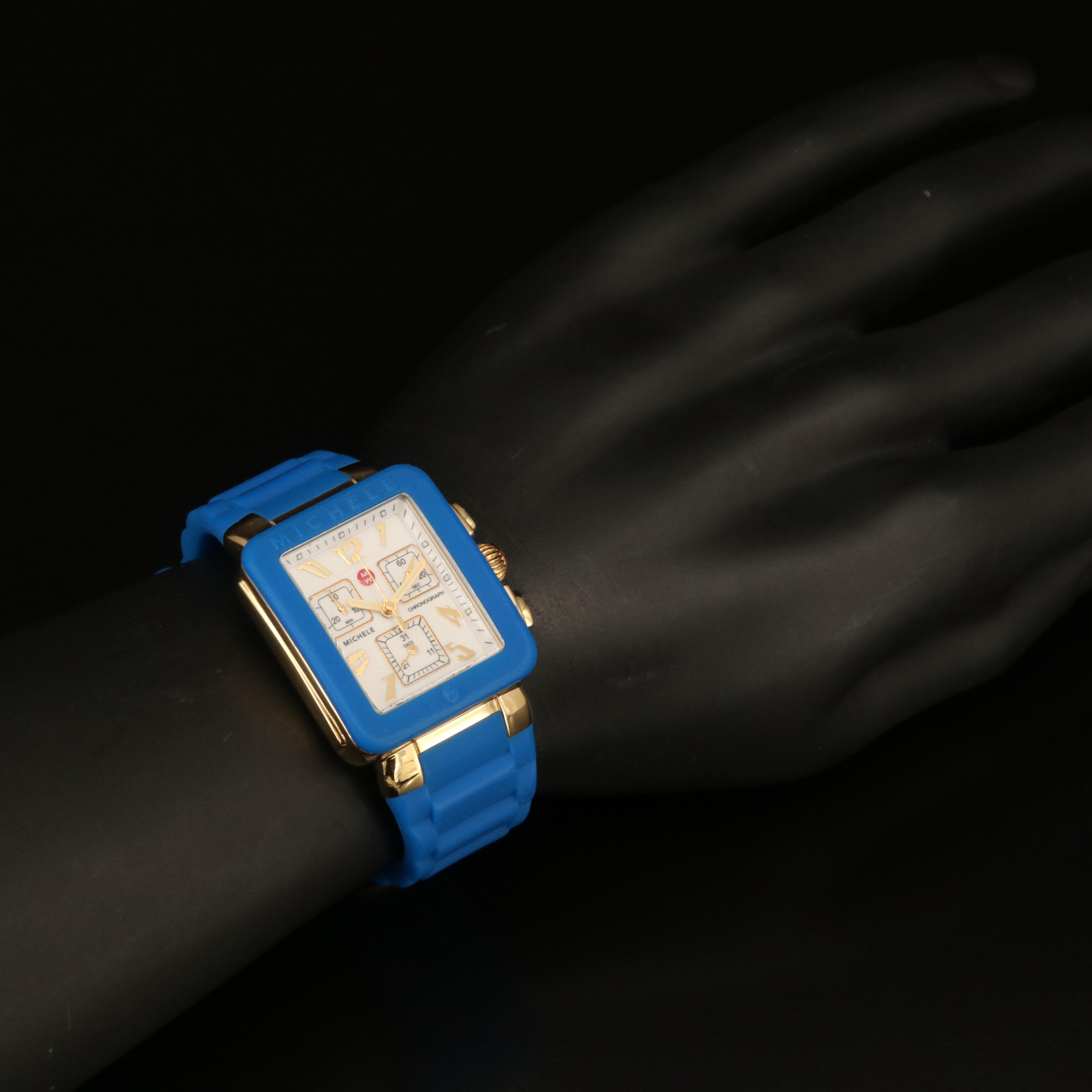 Michele Park Jelly Bean Chronograph Watch