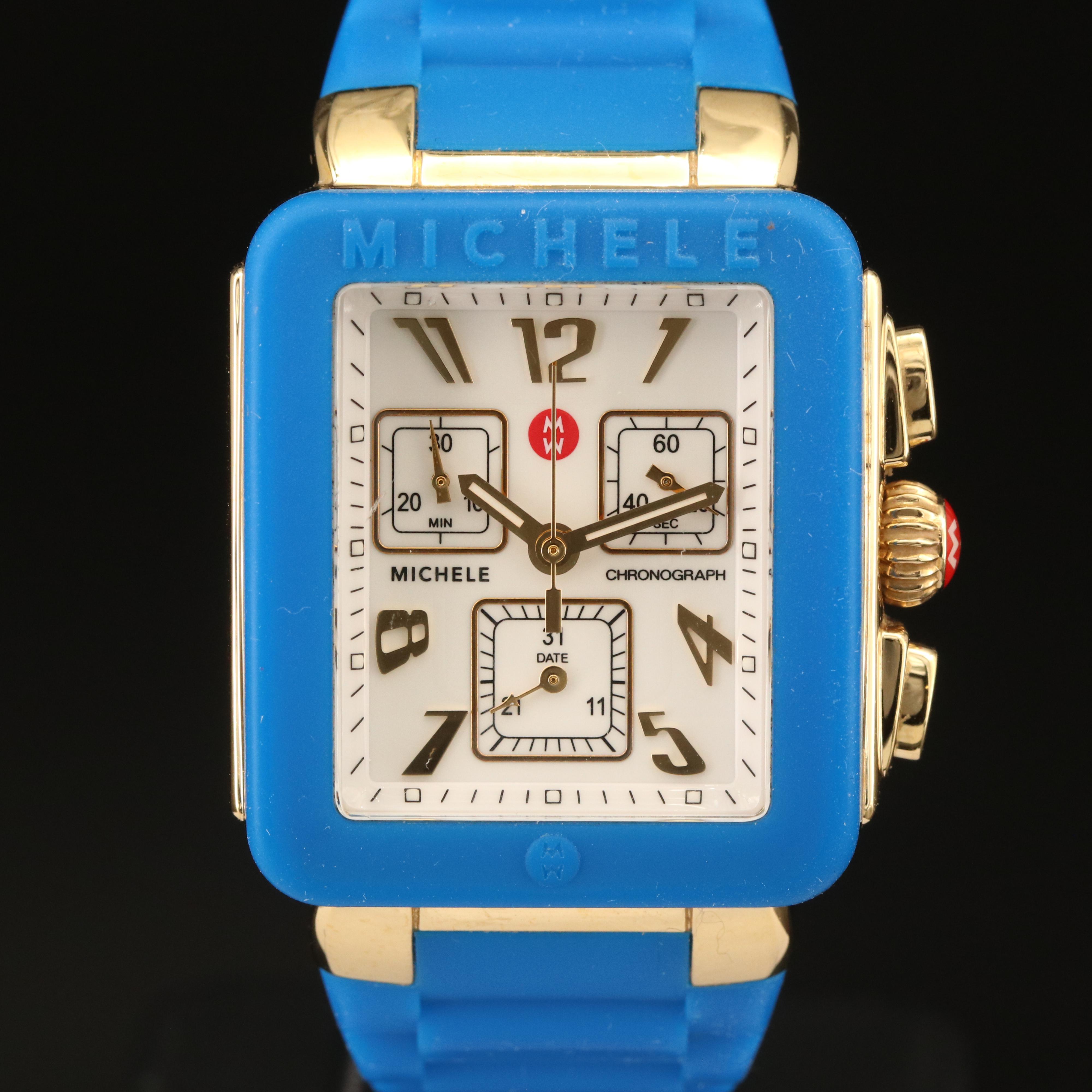 Michele Park Jelly Bean Chronograph Watch