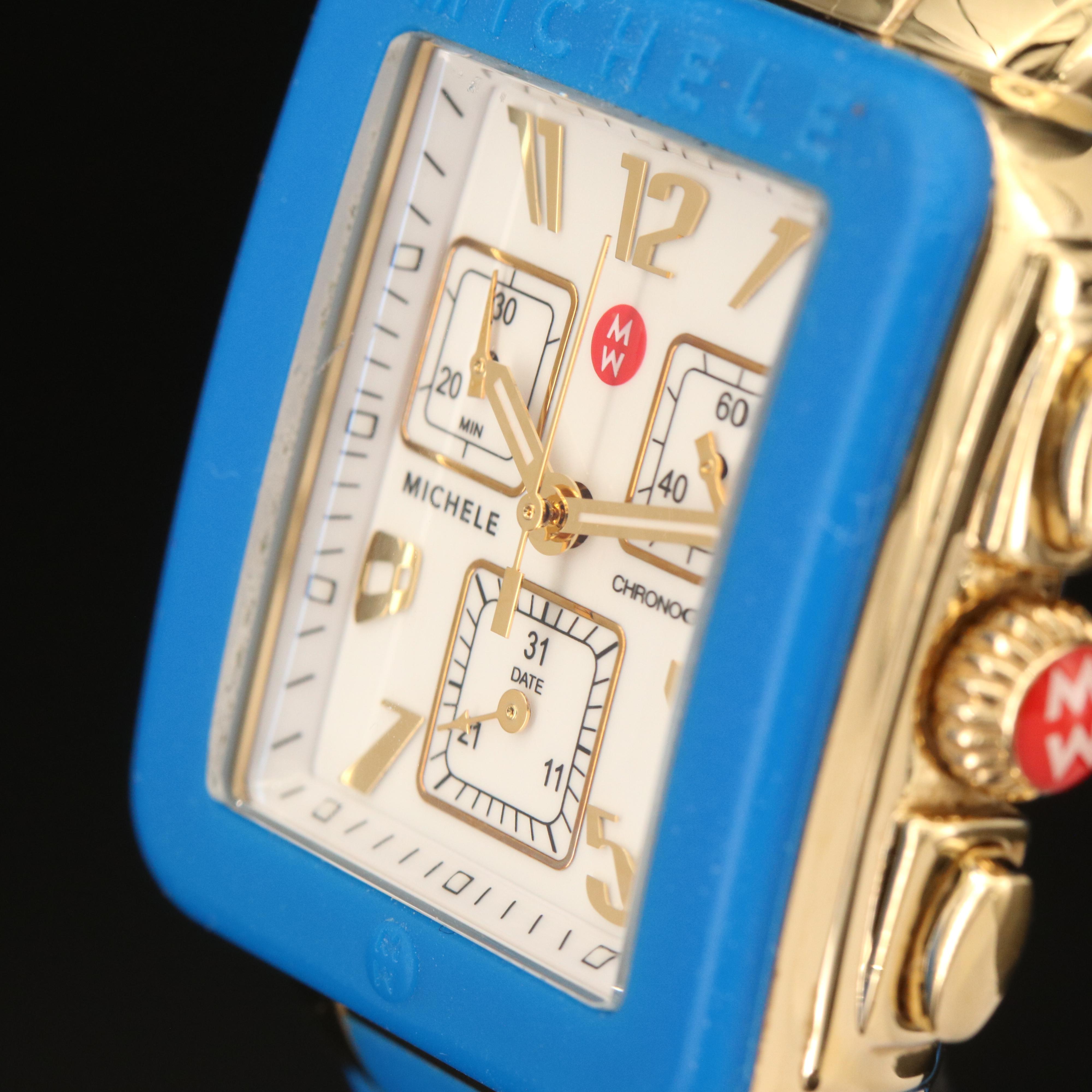 Michele Park Jelly Bean Chronograph Watch