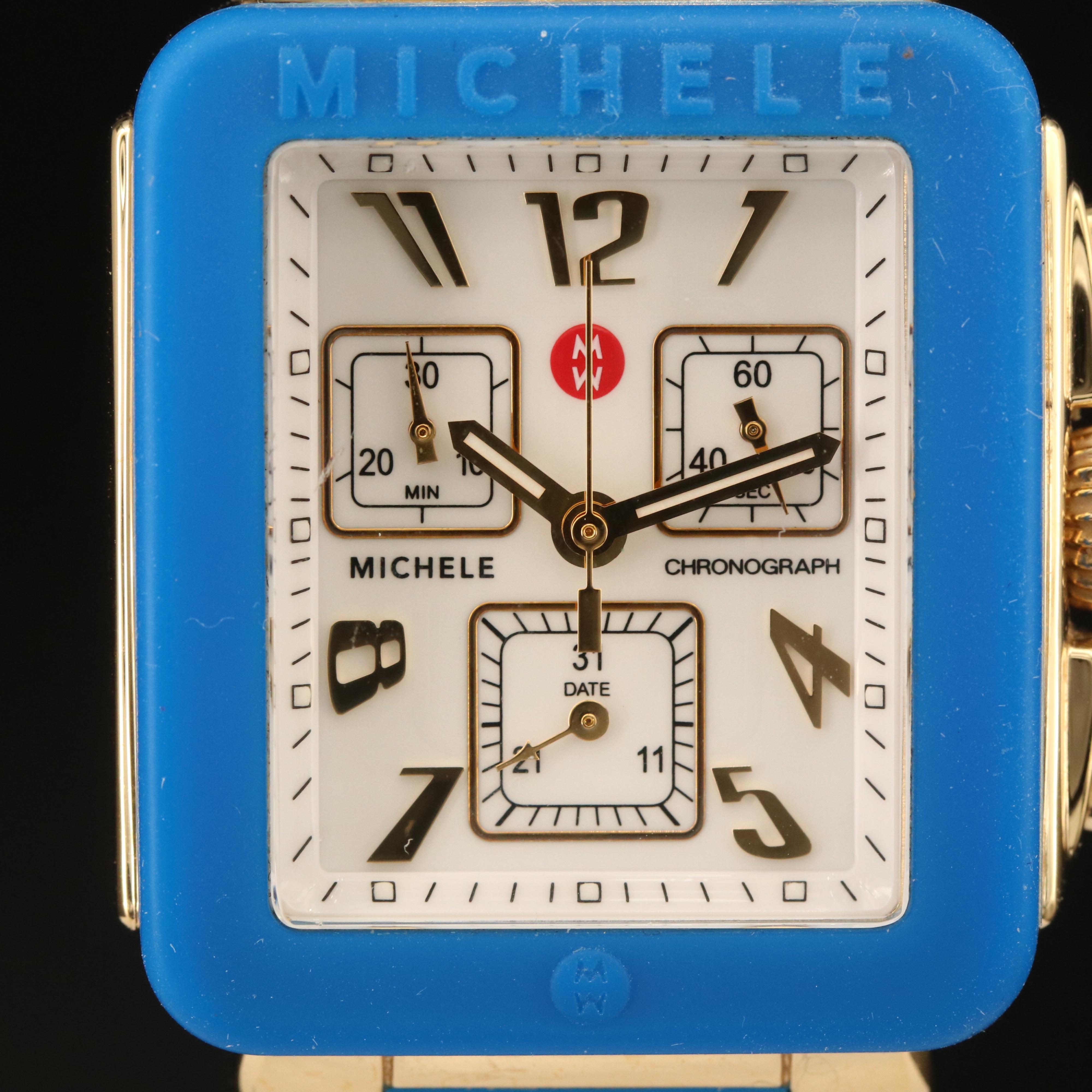 Michele Park Jelly Bean Chronograph Watch