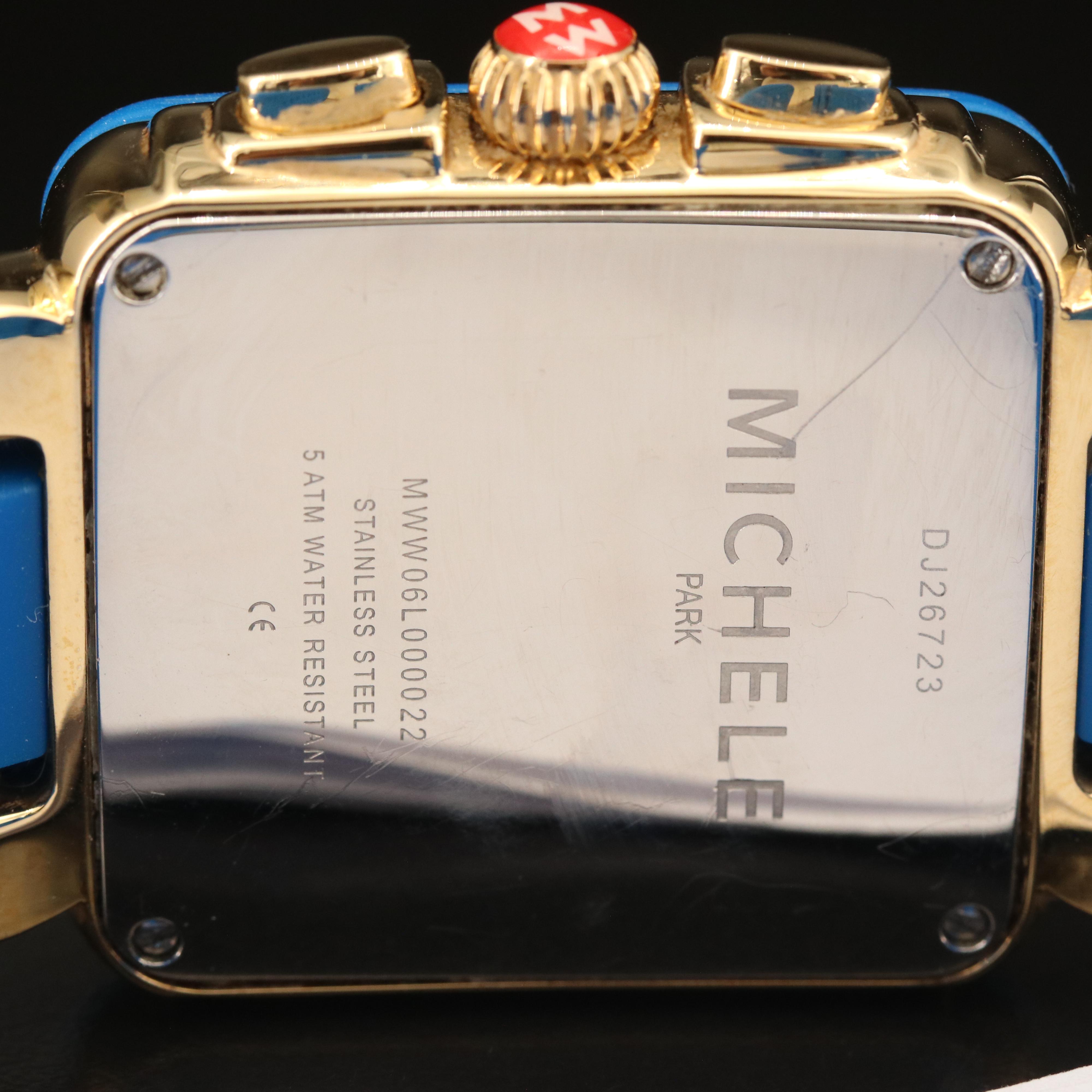 Michele Park Jelly Bean Chronograph Watch