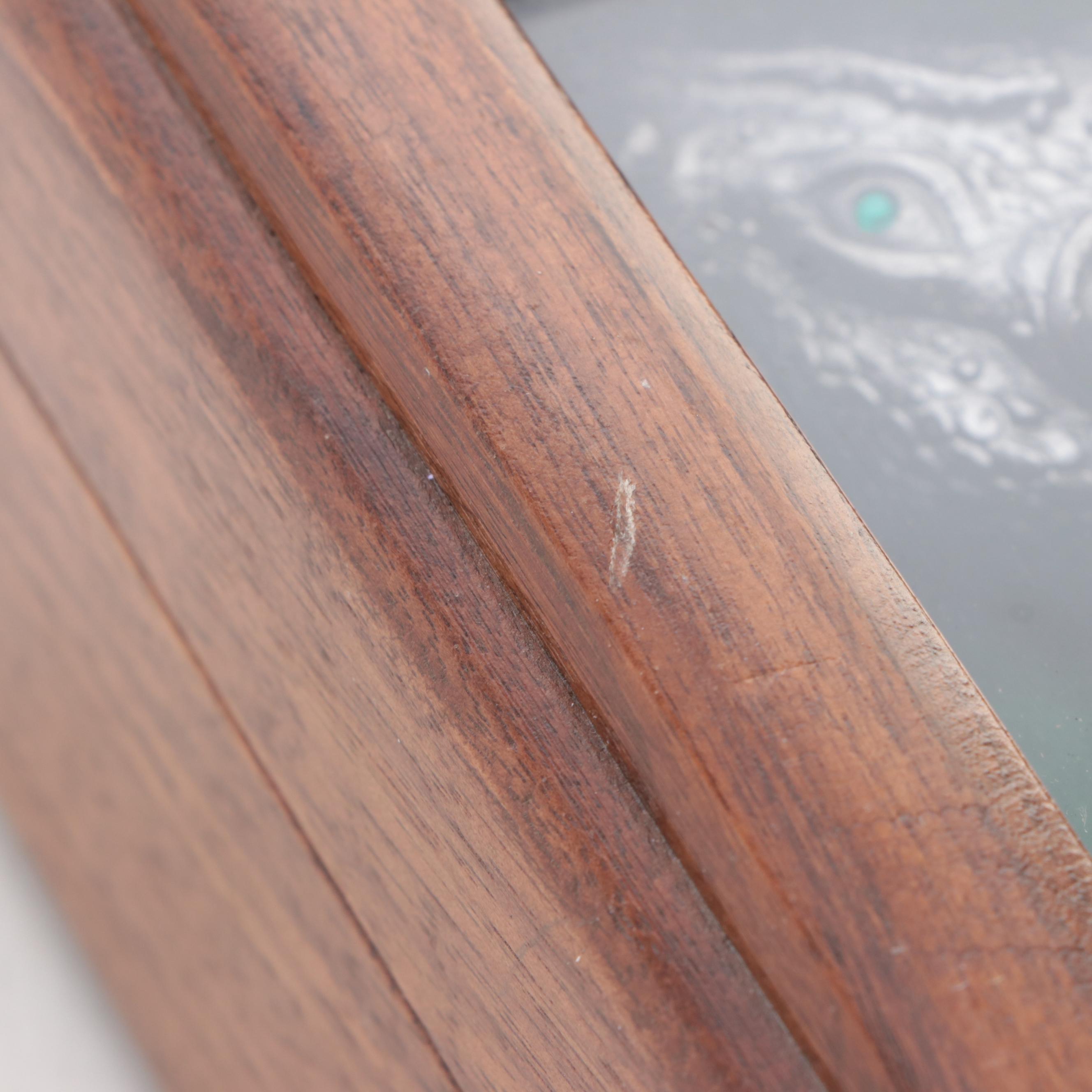 Michael A. Ricker Limited Edition Cast Pewter Dragon Head Knife in Display Case