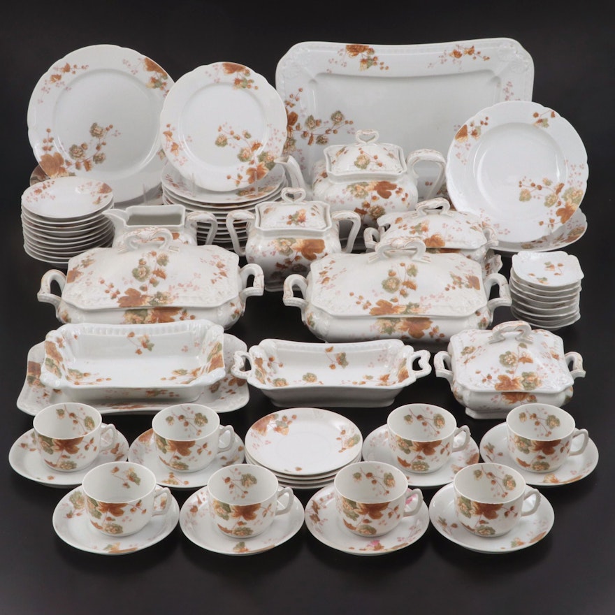 Leonard Vienna Austrian Porcelain Tableware and Tea Service