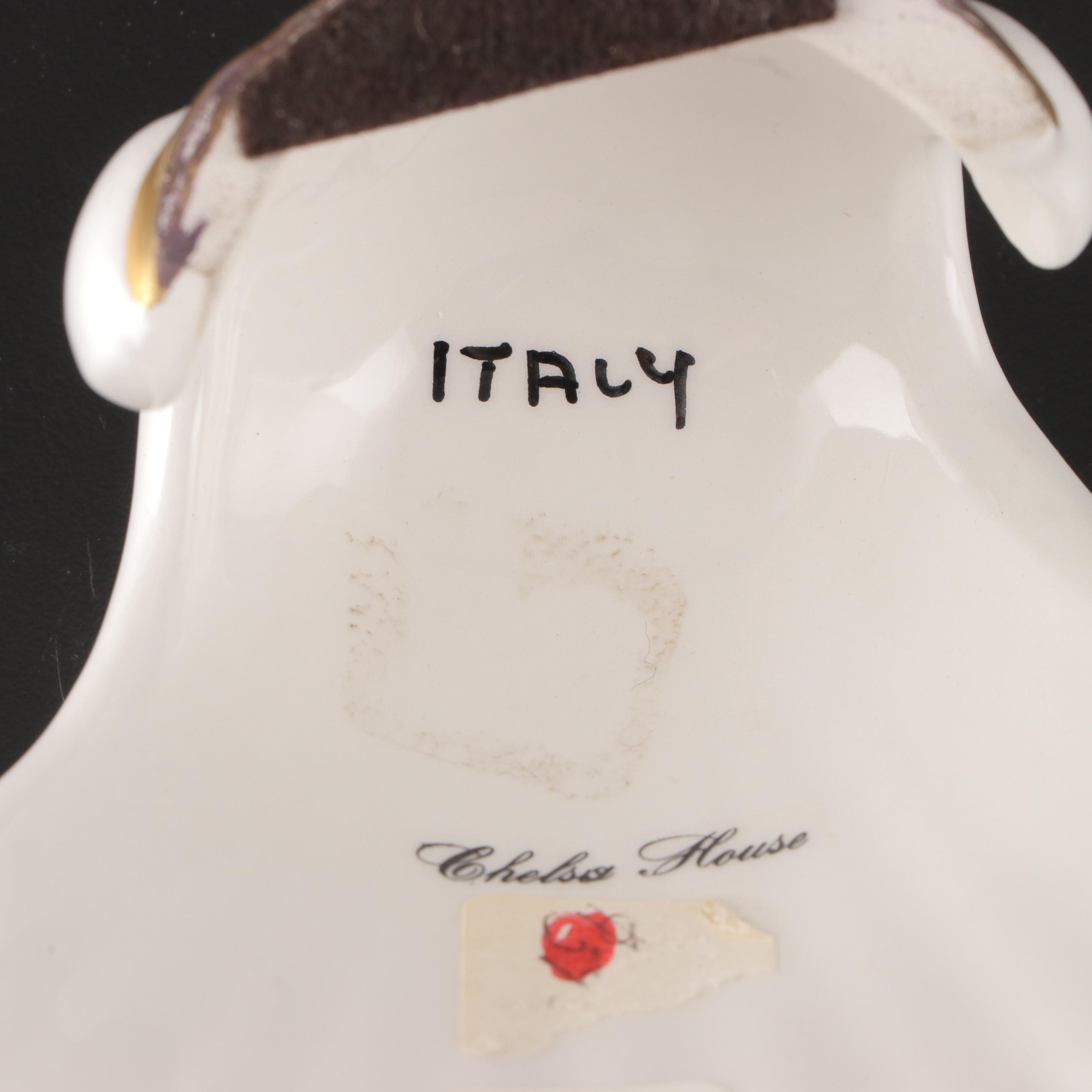 Andrea by Sadek and Chelsea House Shell Dishes with Elephant Candlestick