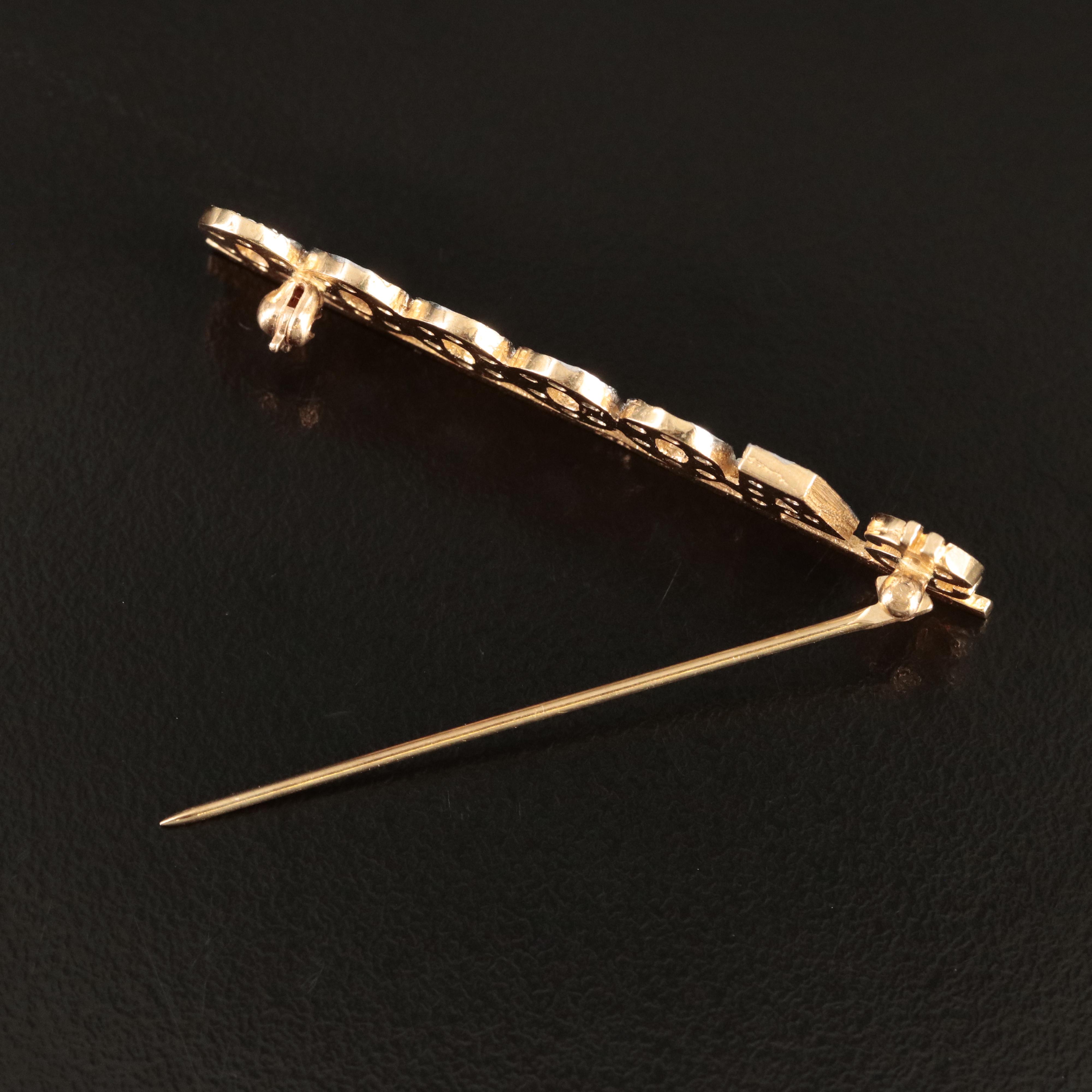 14K 0.36 CTW Diamond "$400,000" Commemorative Brooch