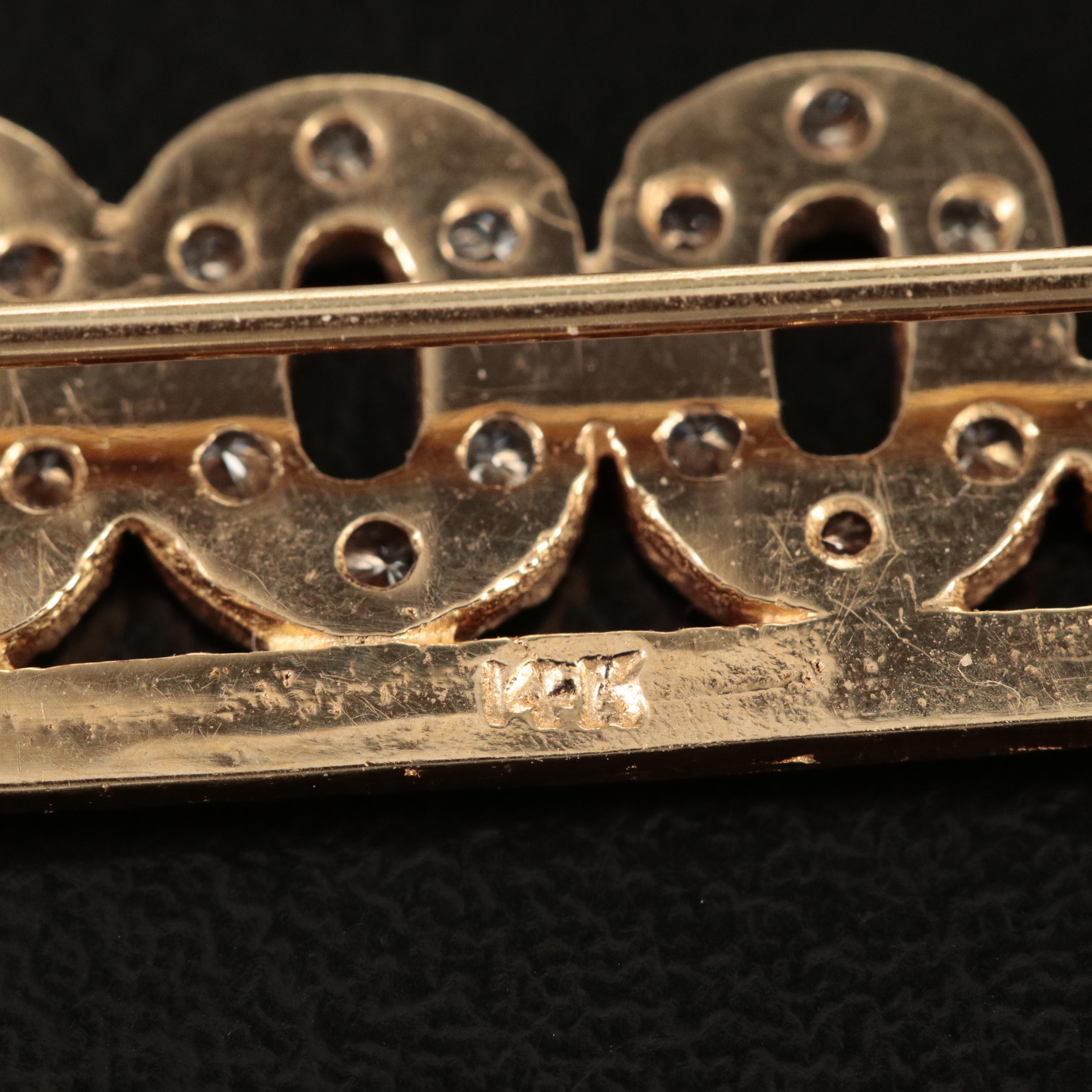 14K 0.36 CTW Diamond "$400,000" Commemorative Brooch