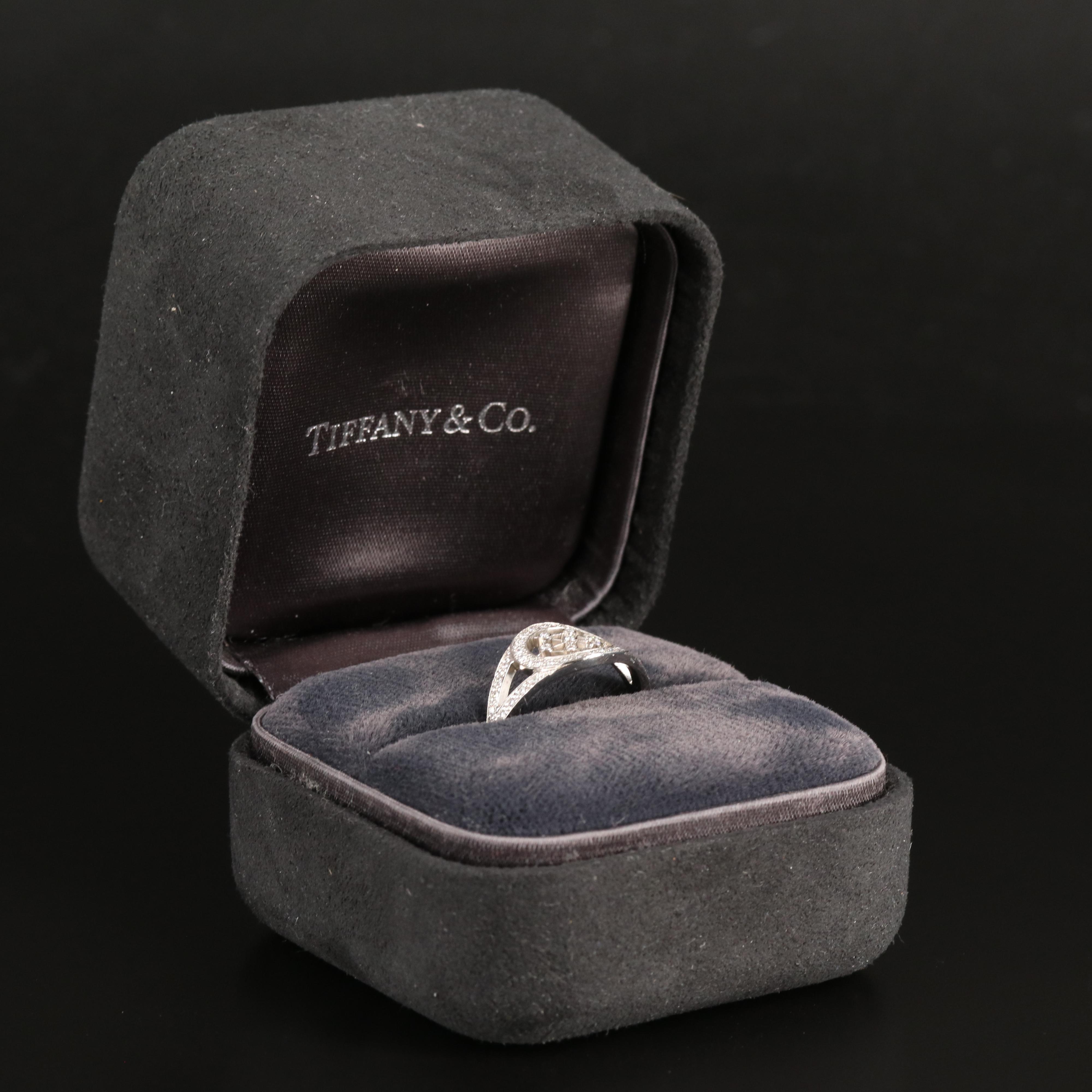 Tiffany & Co. Platinum 0.42 CTW Diamond Ring