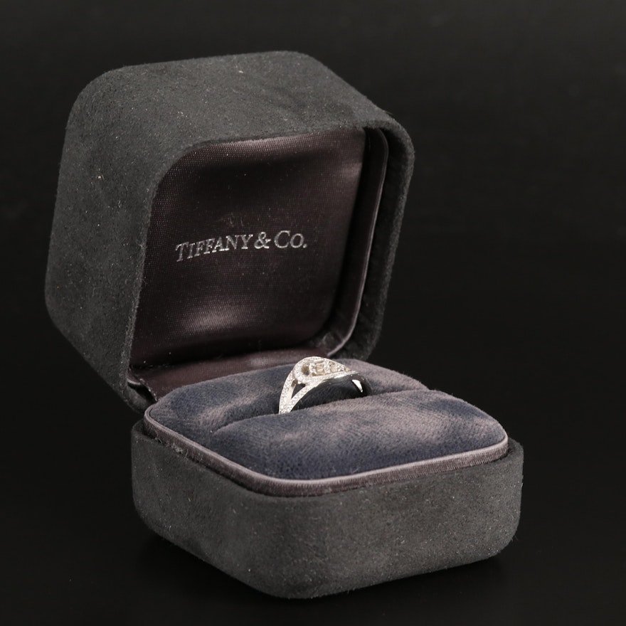 Tiffany & Co. Platinum 0.42 CTW Diamond Ring