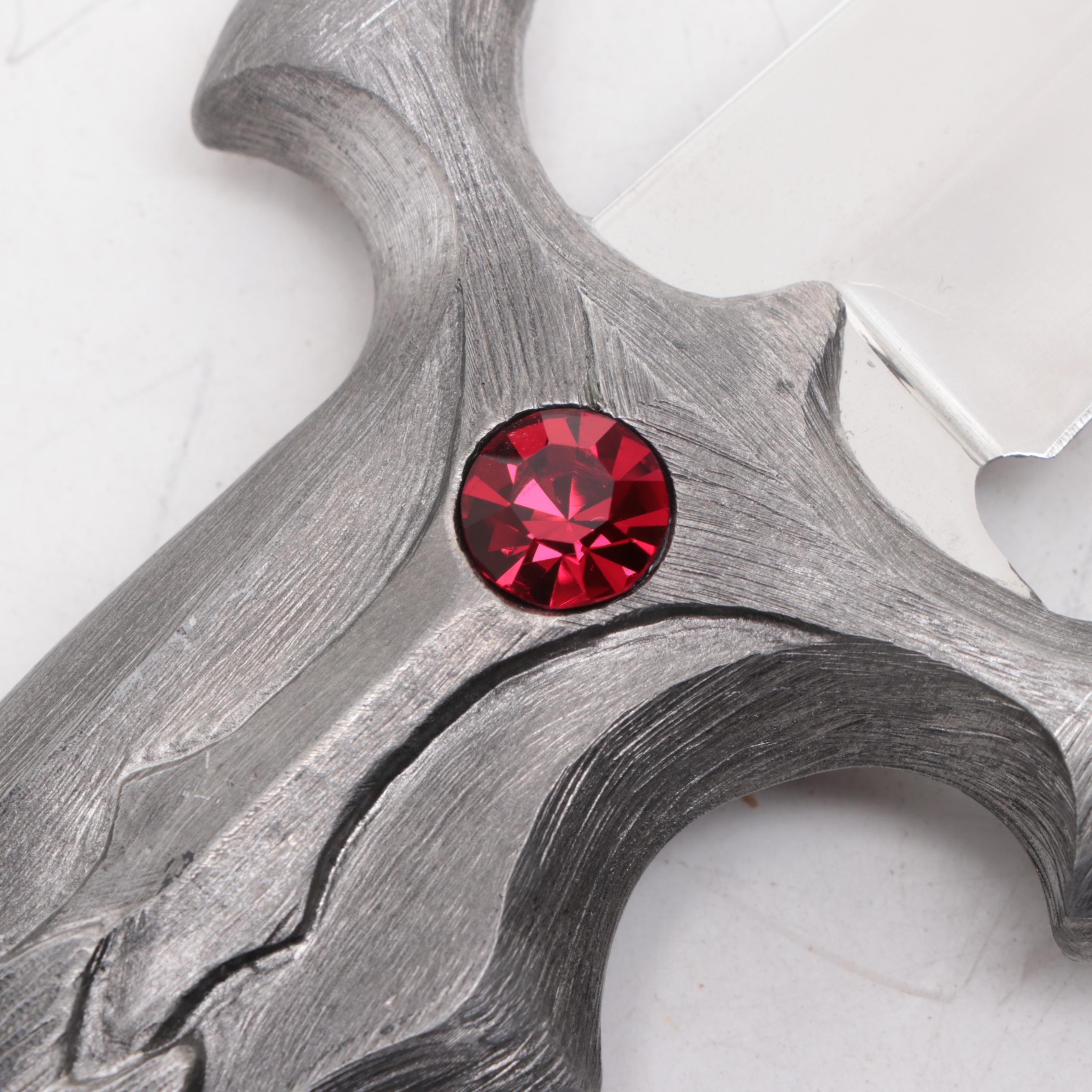 Michael Ricker Panther Head Fixed Blade Knife in Presentation Case, 1995