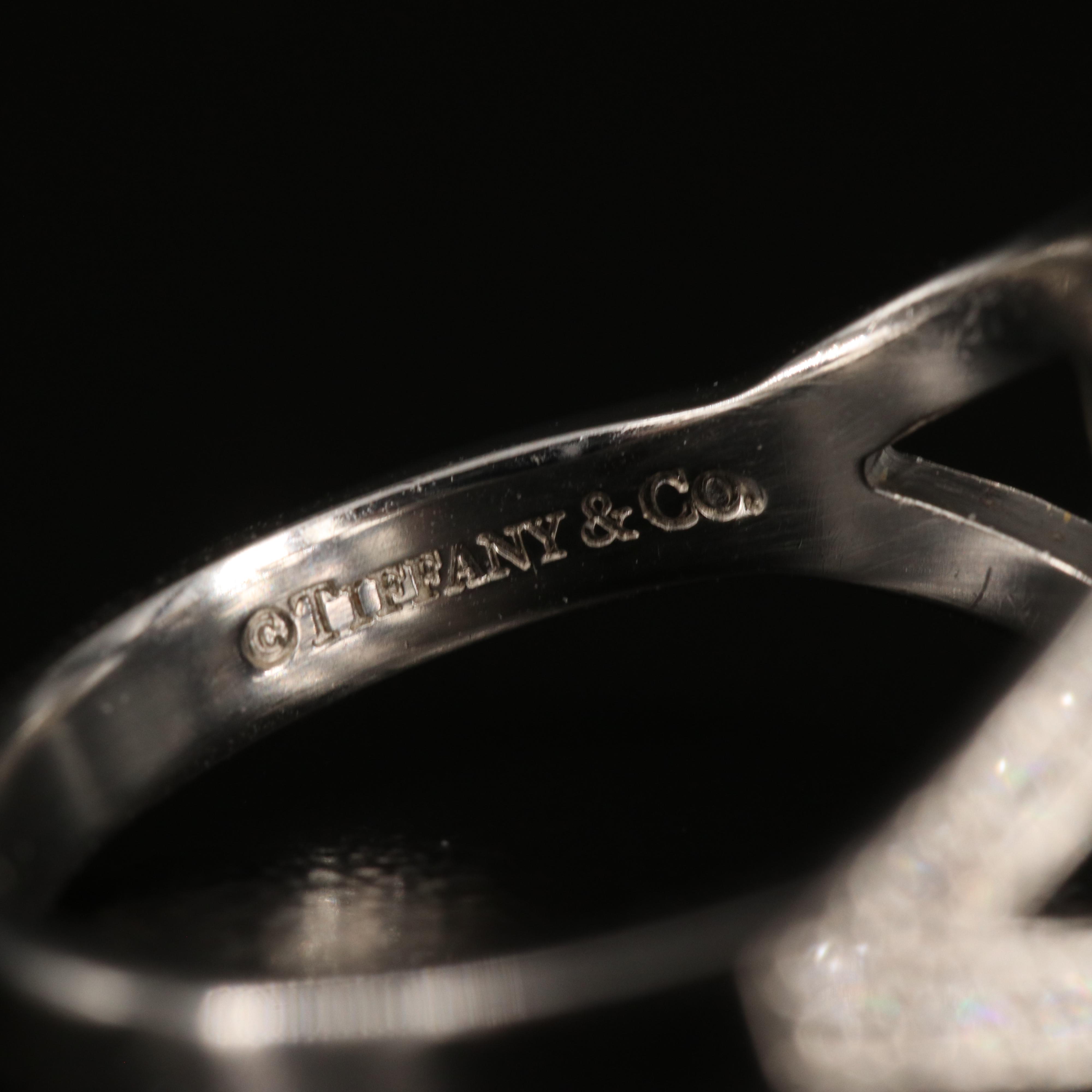 Tiffany & Co. Platinum 0.42 CTW Diamond Ring
