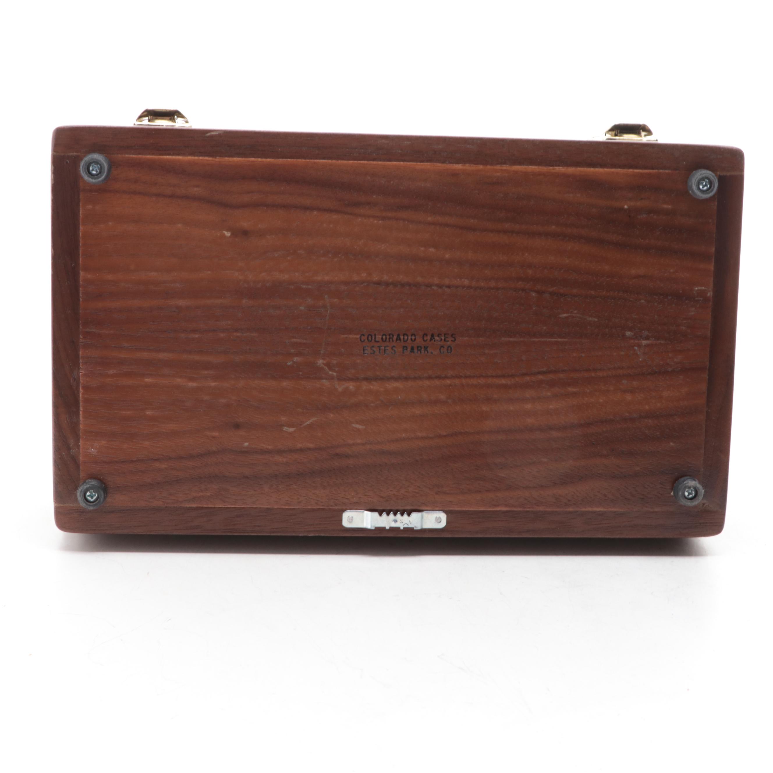 Michael Ricker Panther Head Fixed Blade Knife in Presentation Case, 1995