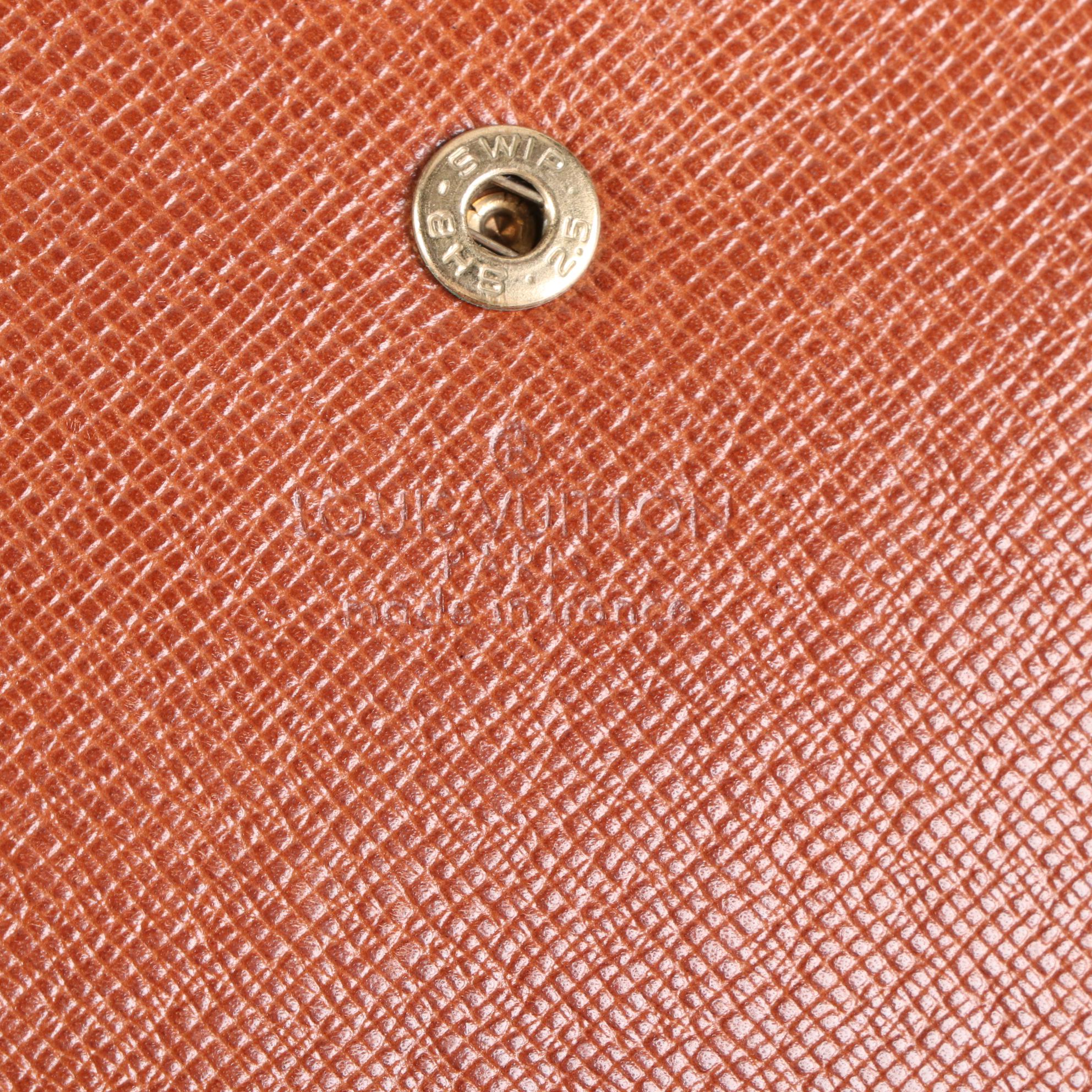 Louis Vuitton Sarah Wallet in Monogram Canvas and Leather