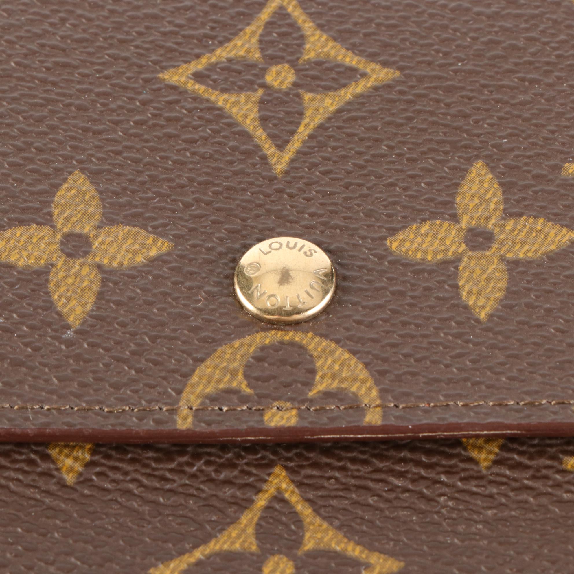 Louis Vuitton Sarah Wallet in Monogram Canvas and Leather