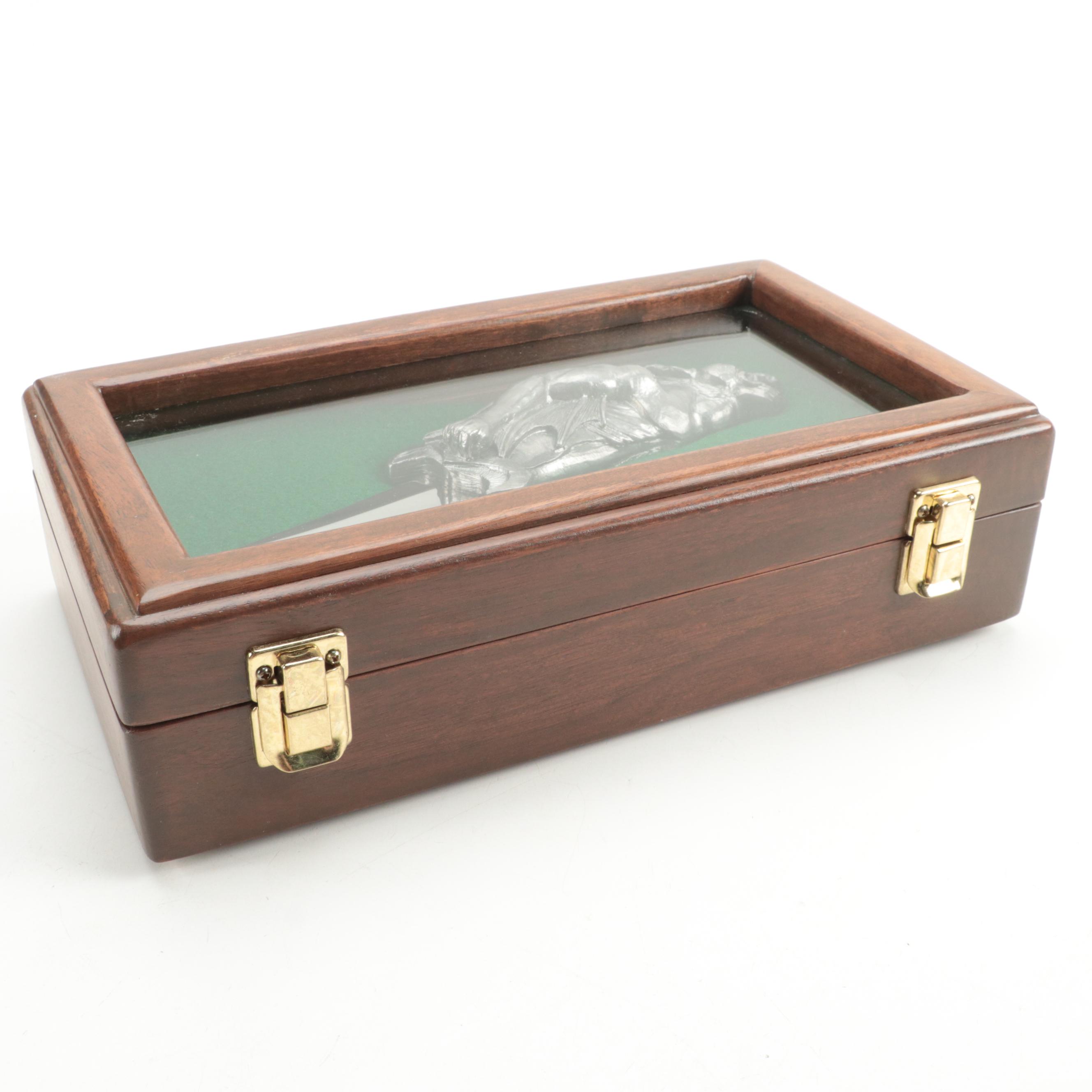 Michael Ricker Limited Edition Gargoyle Handle Knife in Presentation Case, 2000