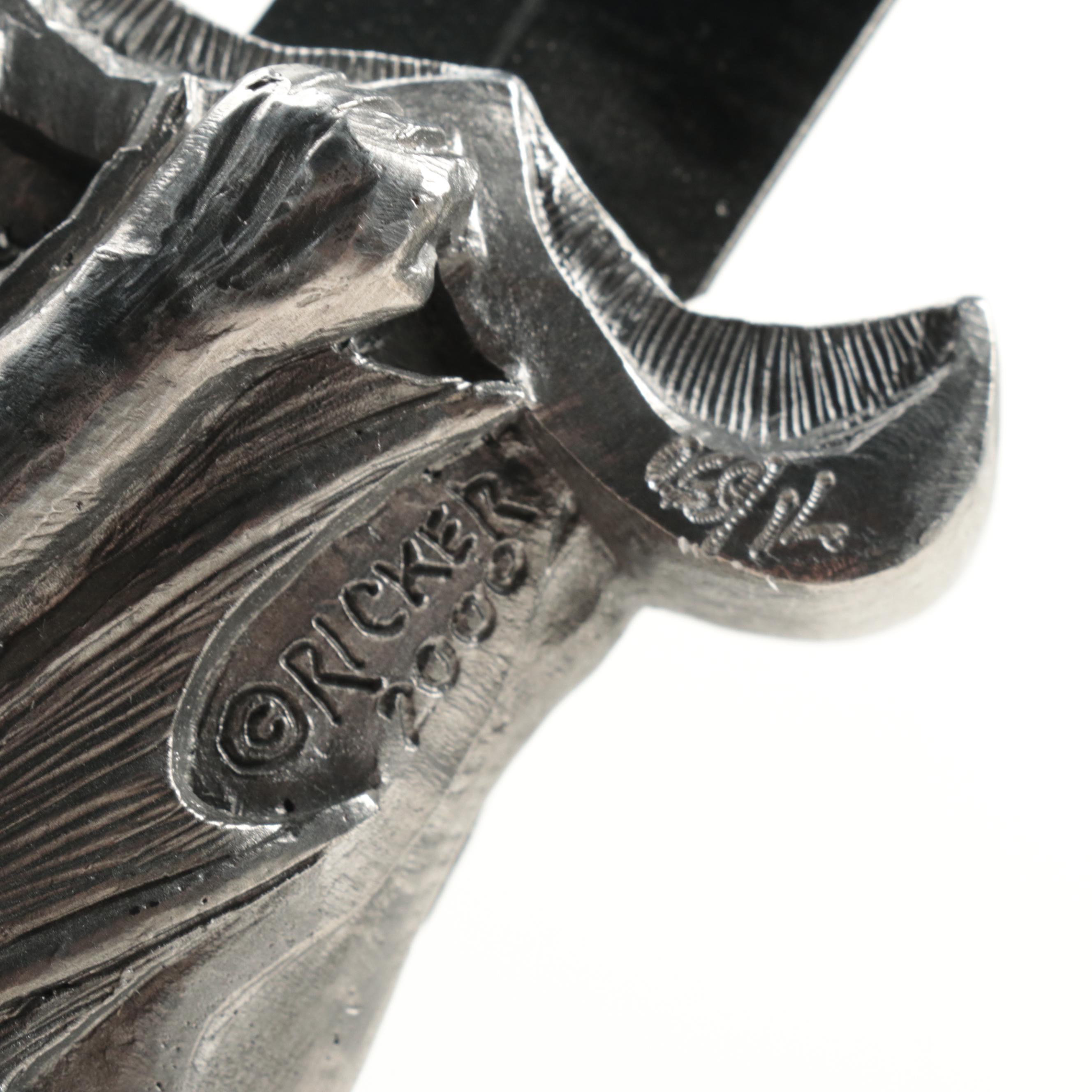 Michael Ricker Limited Edition Gargoyle Handle Knife in Presentation Case, 2000