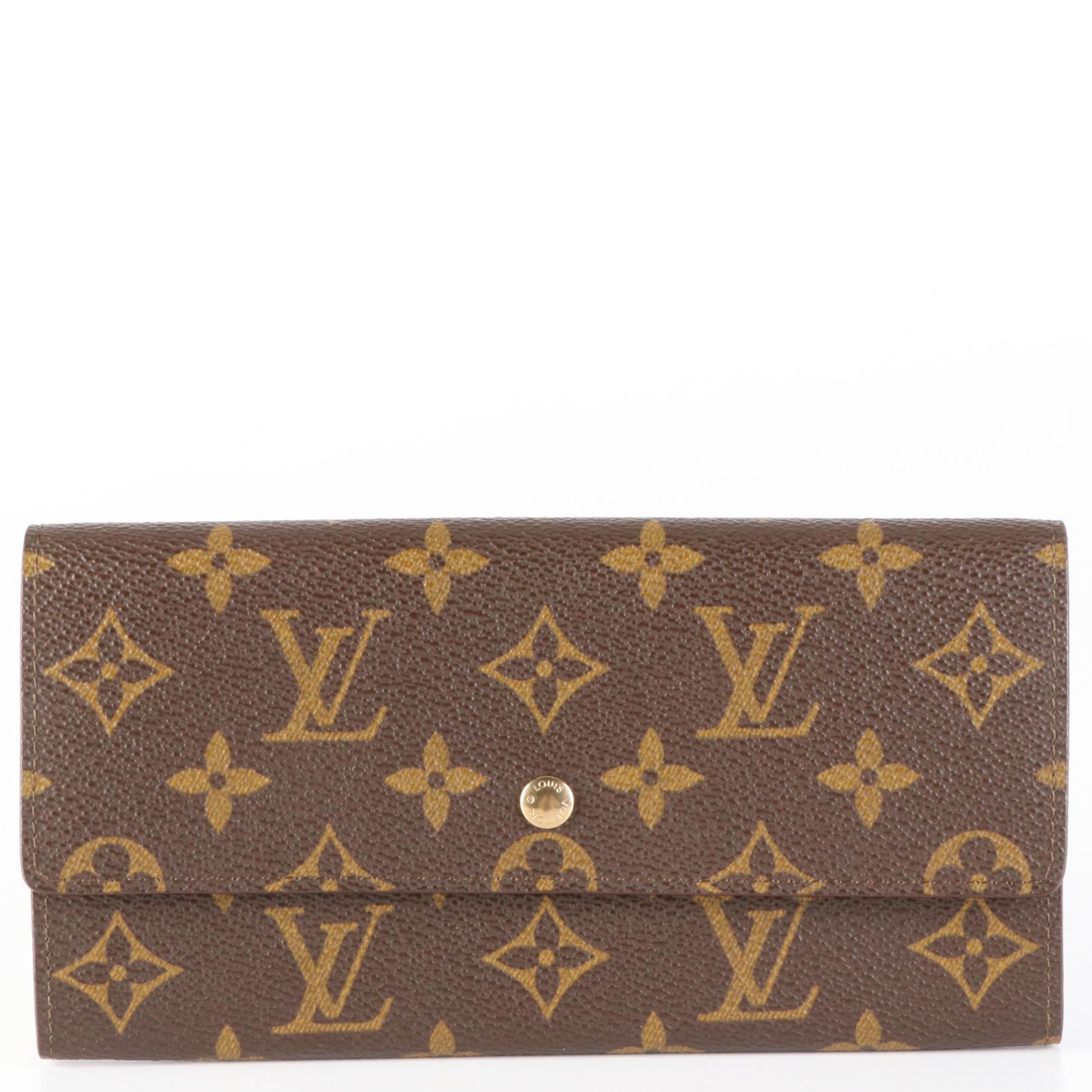 Louis Vuitton Sarah Wallet in Monogram Canvas and Leather