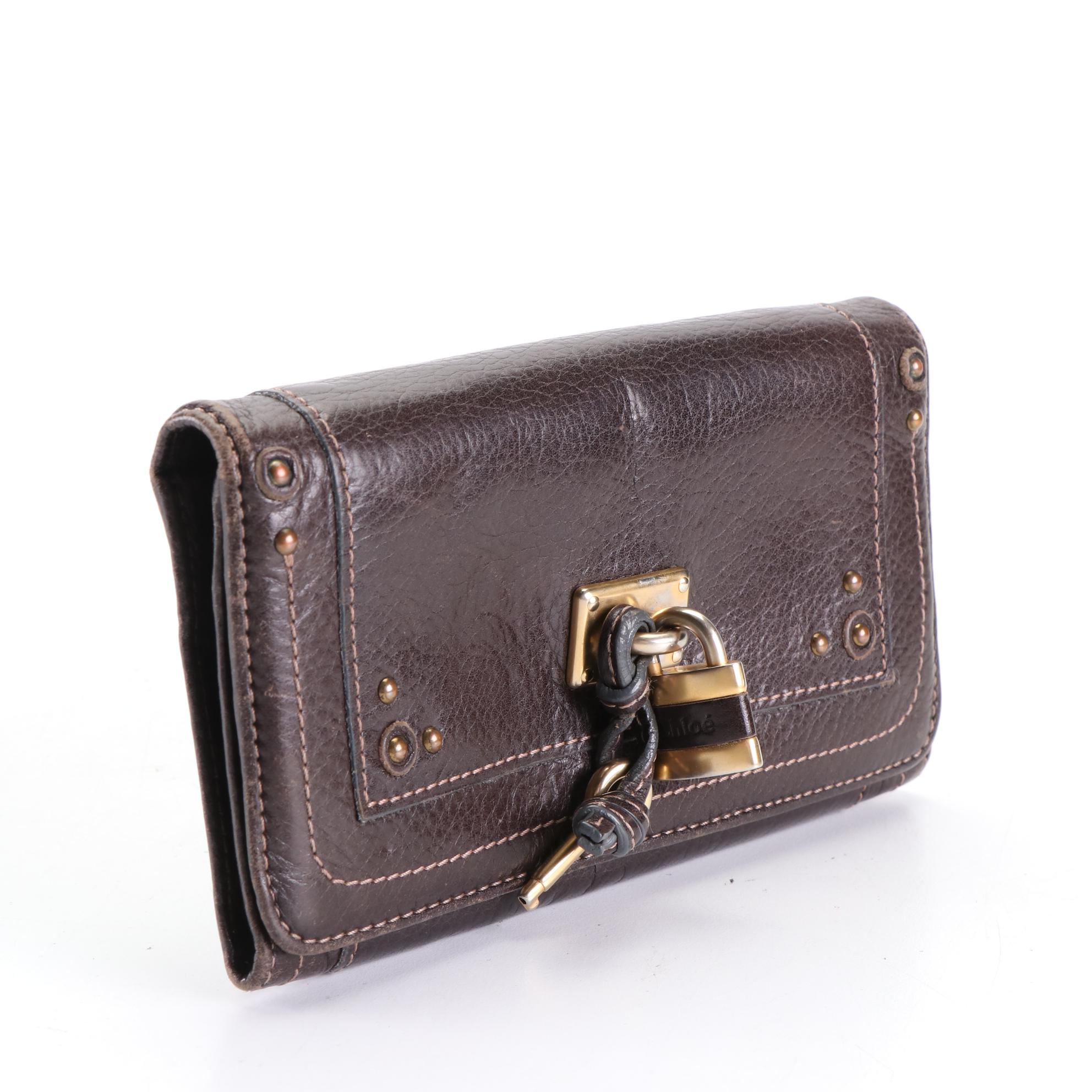 Chloé Paddington Portefeuille Wallet in Leather