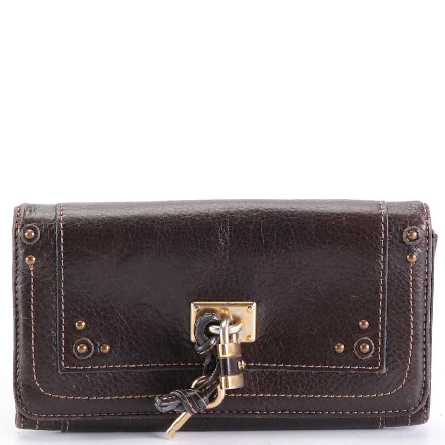 Chloé Paddington Portefeuille Wallet in Leather