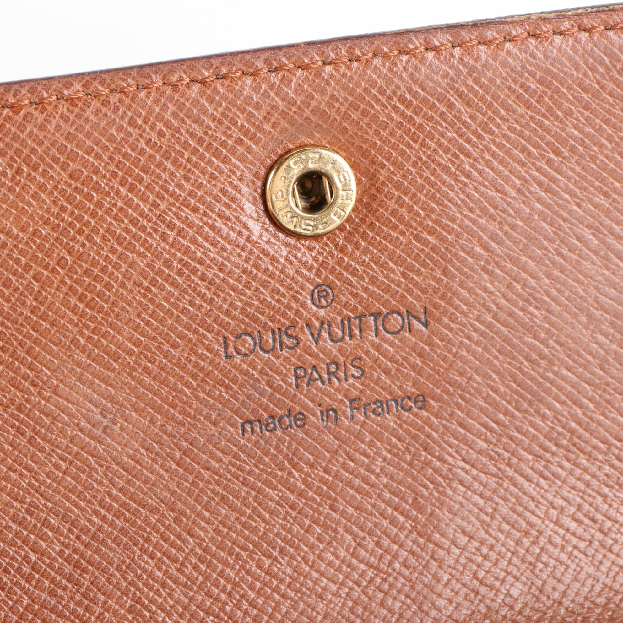 Louis Vuitton Porte-Trésor Organizer in Monogram Canvas and Leather