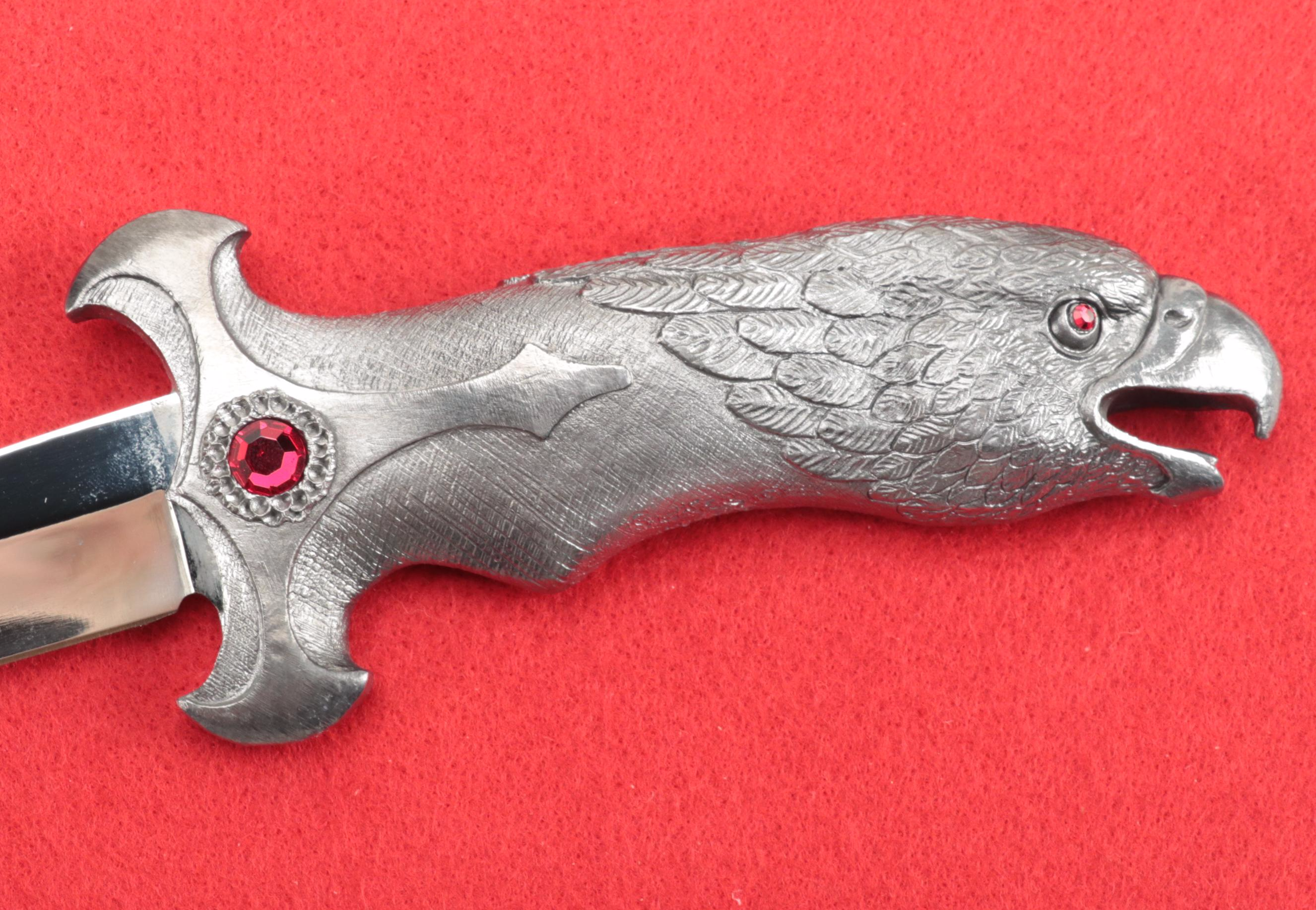 Michael Ricker Limited Edition Eagle Handle Knife in Presentation Case, 1998