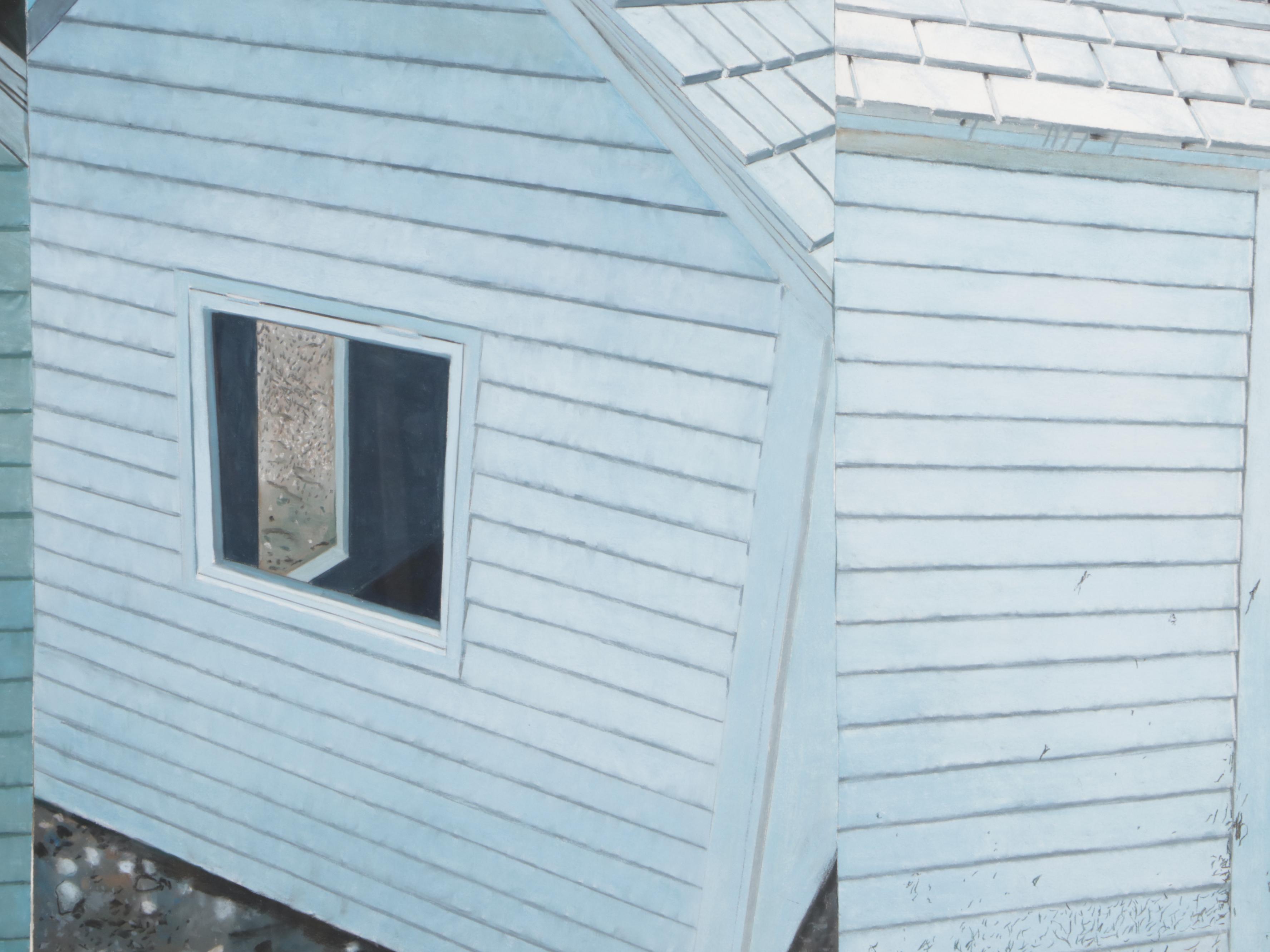 Jennifer Bartlett Large-Scale Pastel Polyptych "Old House Lane #34," 1987