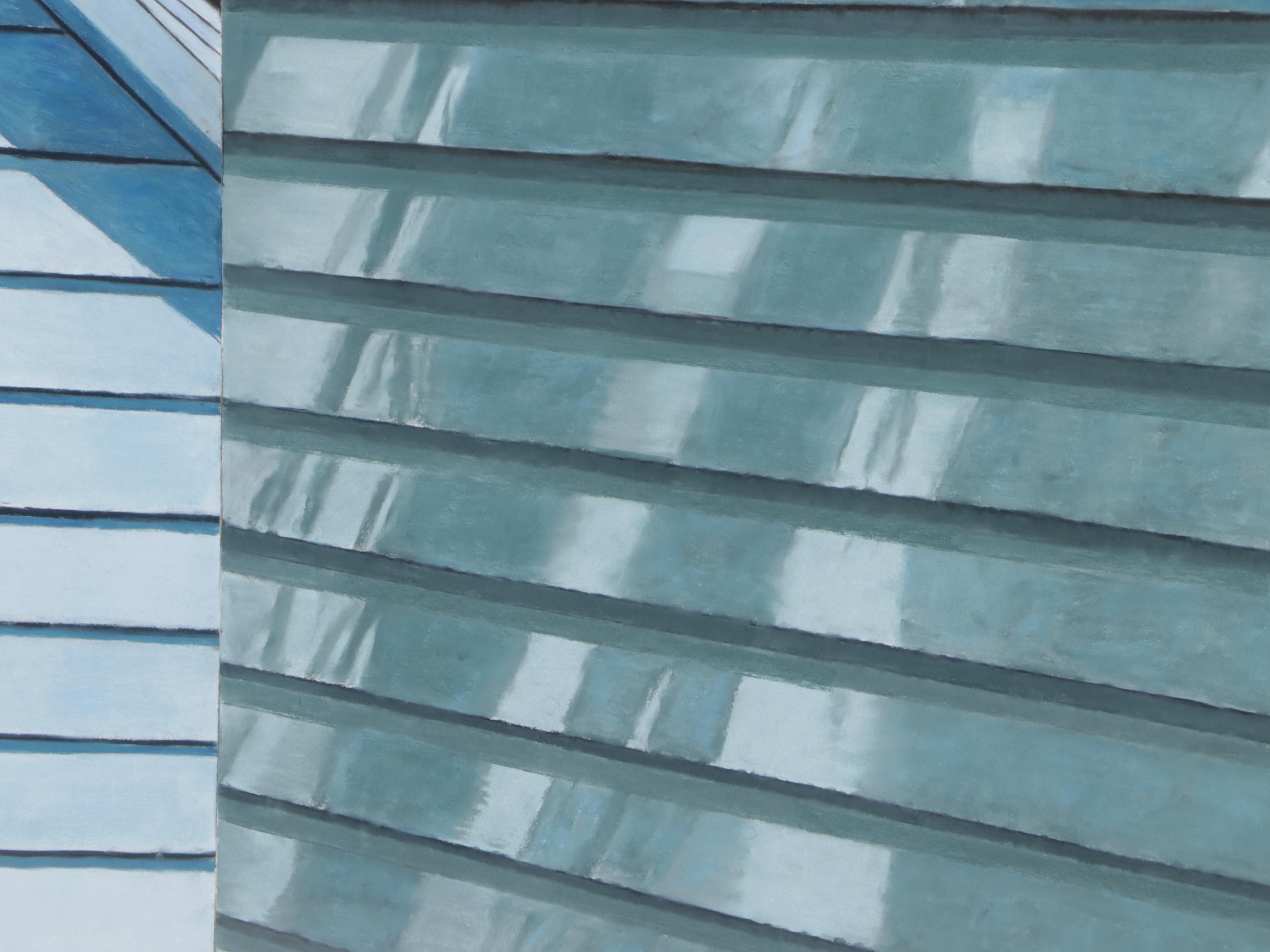 Jennifer Bartlett Large-Scale Pastel Polyptych "Old House Lane #34," 1987