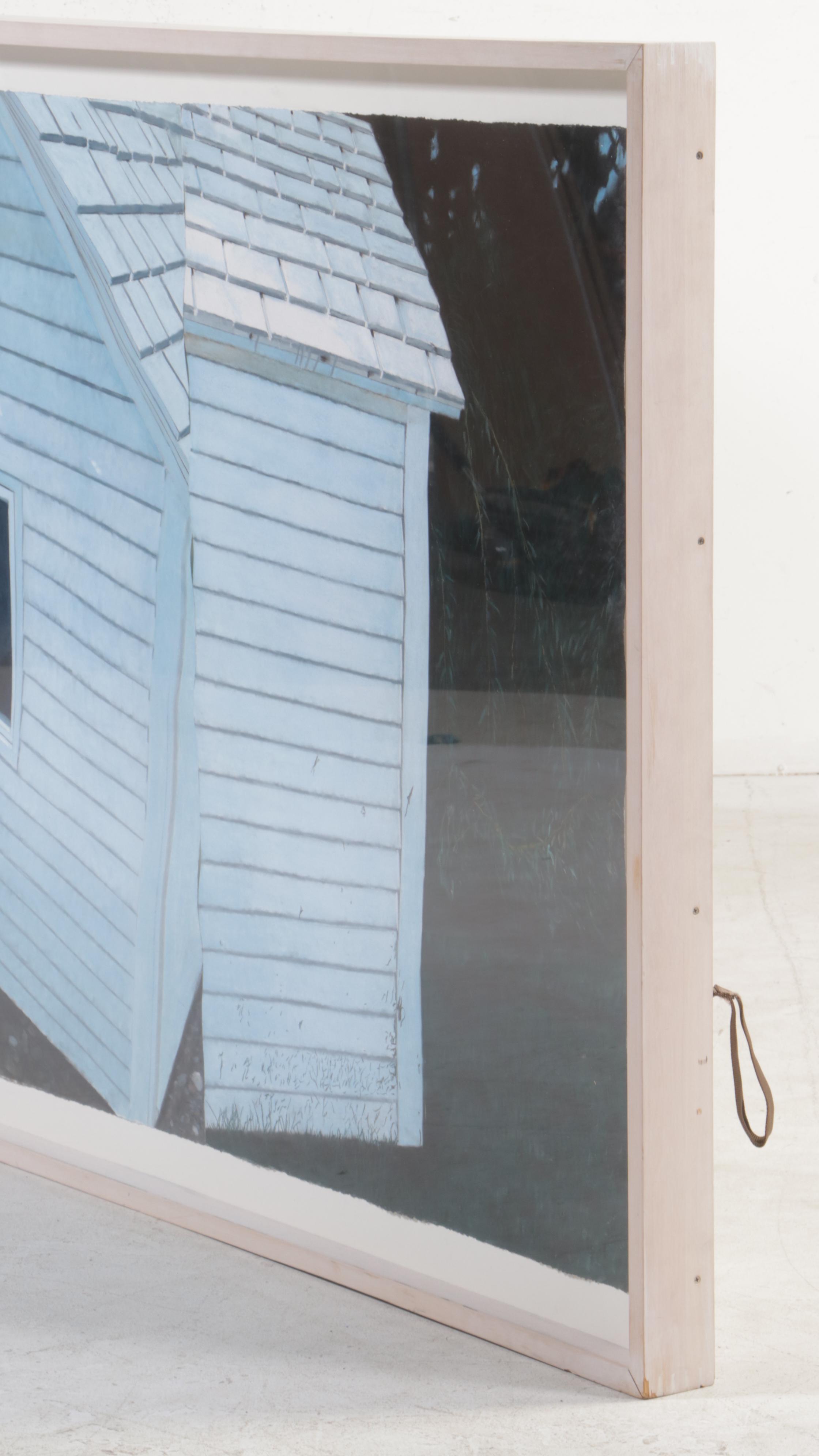 Jennifer Bartlett Large-Scale Pastel Polyptych "Old House Lane #34," 1987