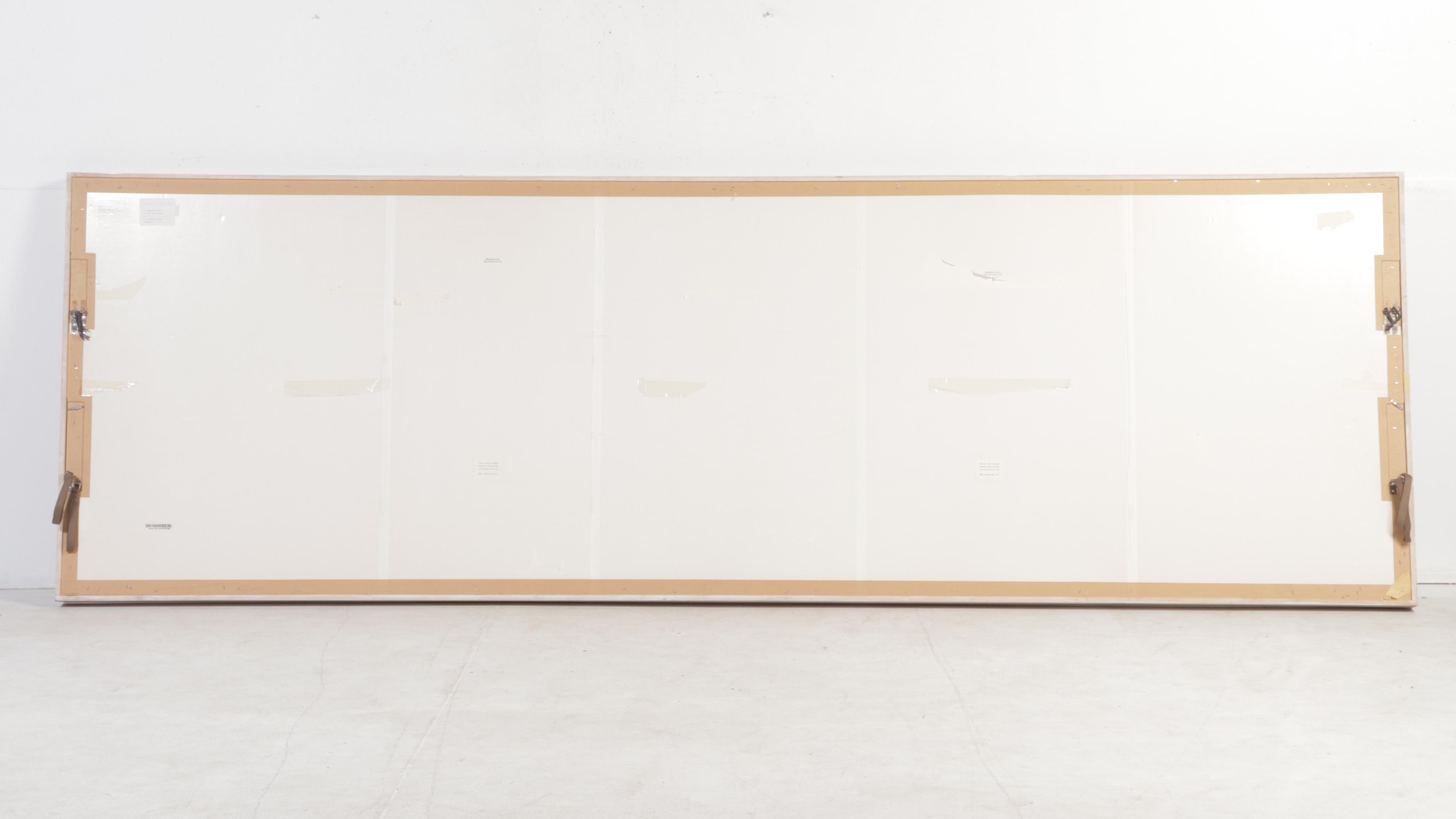 Jennifer Bartlett Large-Scale Pastel Polyptych "Old House Lane #34," 1987