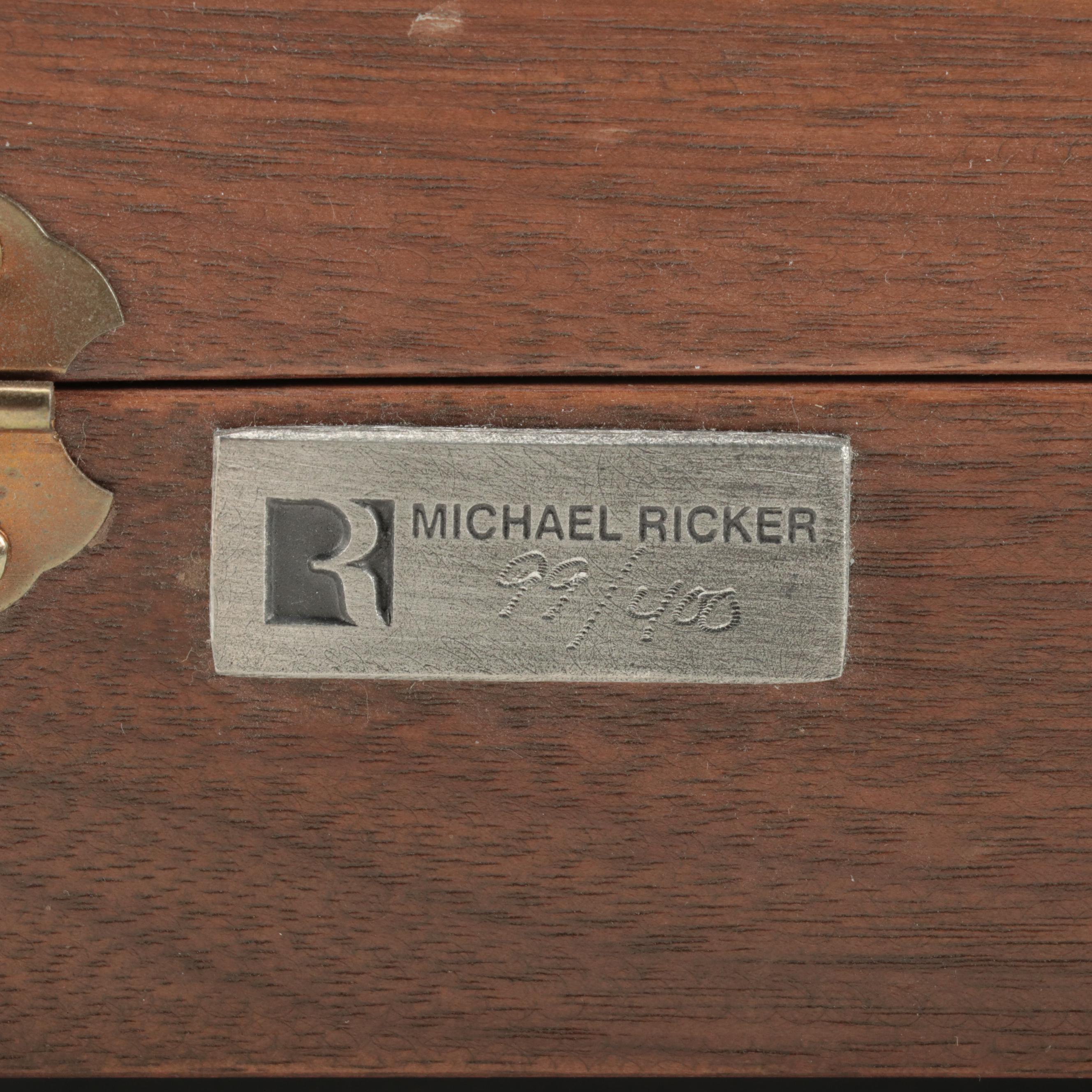 Michael Ricker Limited Edition Norseman Handle Knife in Presentation Case