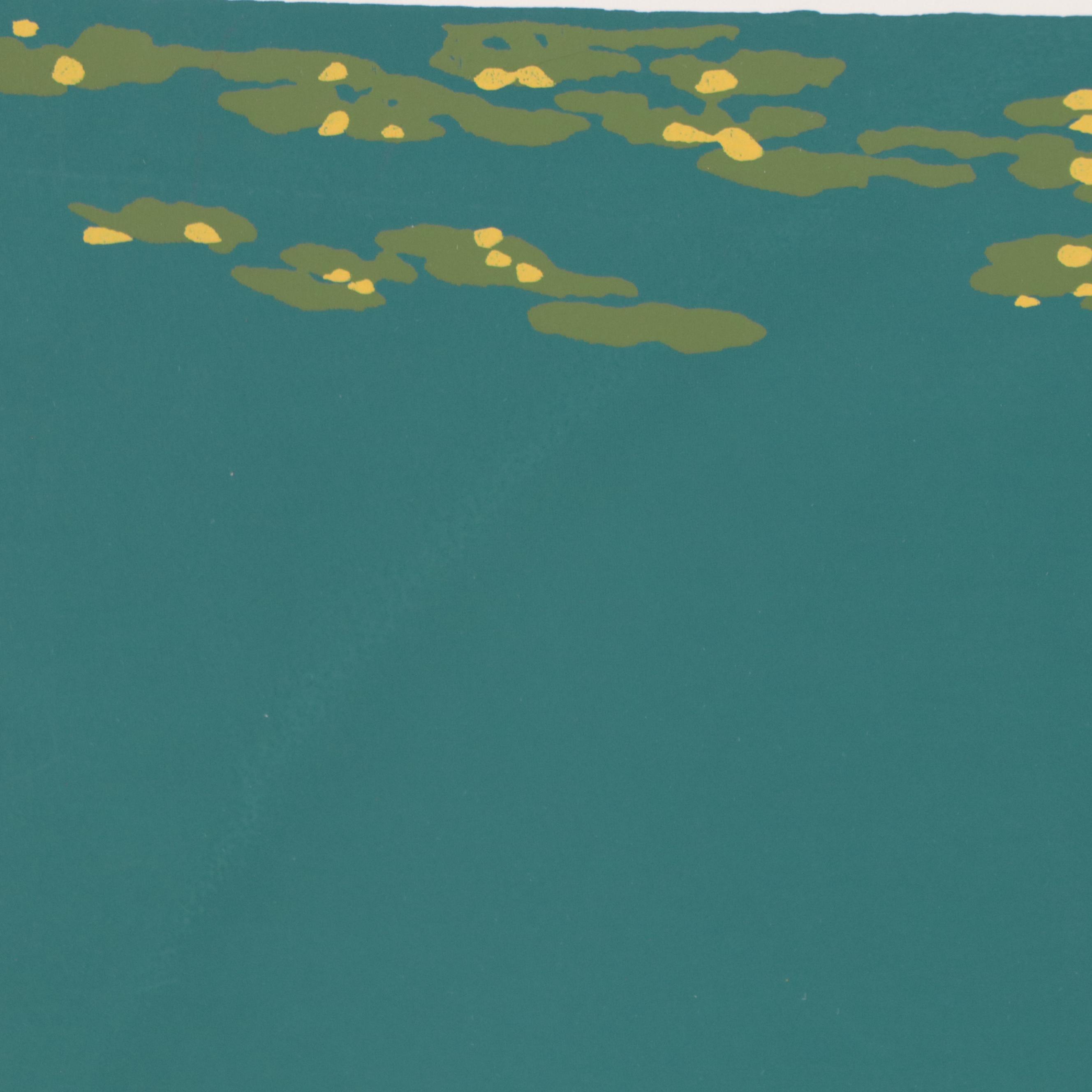 Lorna Massie Serigraph of Fisherman