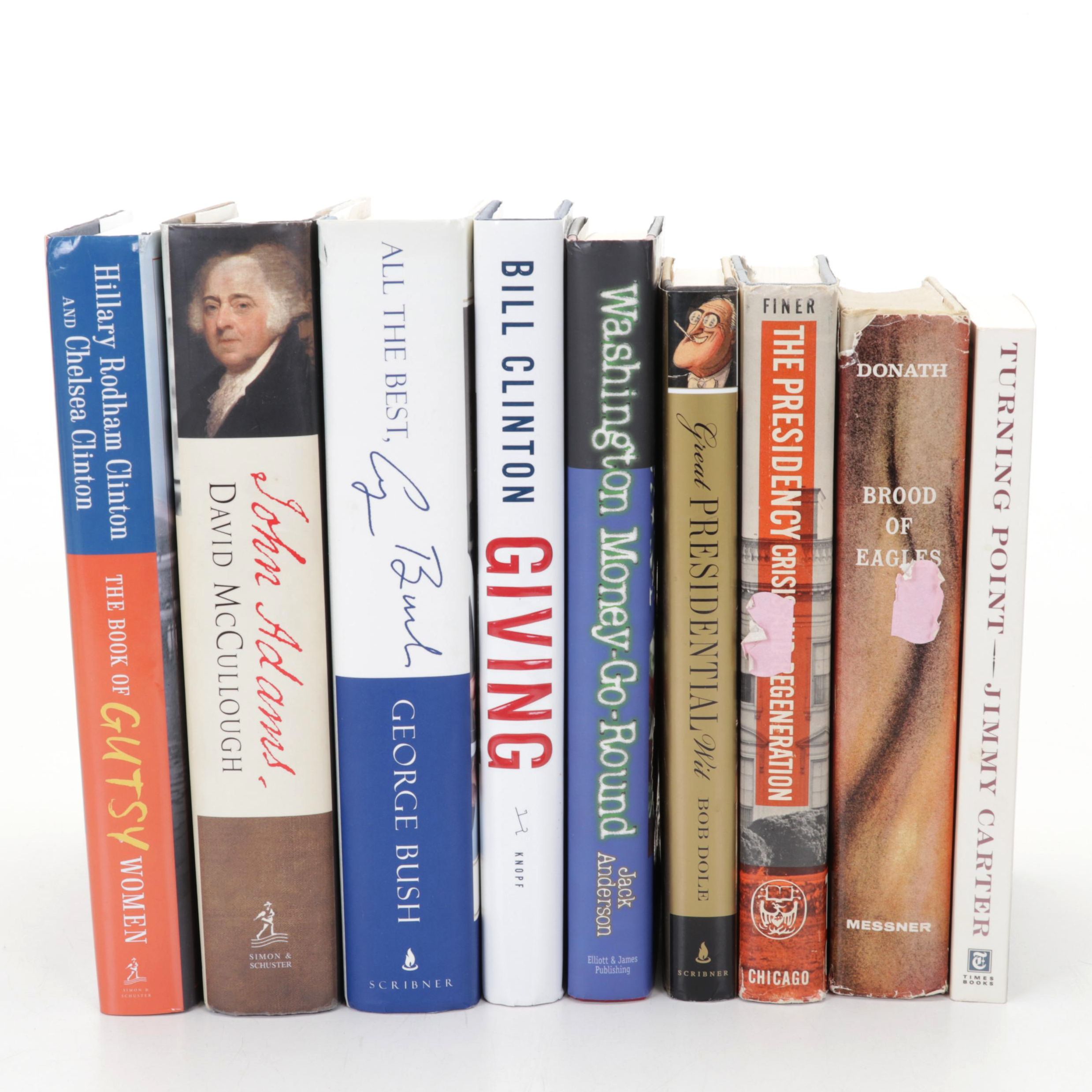 Signed American Political Books Including "Turning Point" by Jimmy Carter