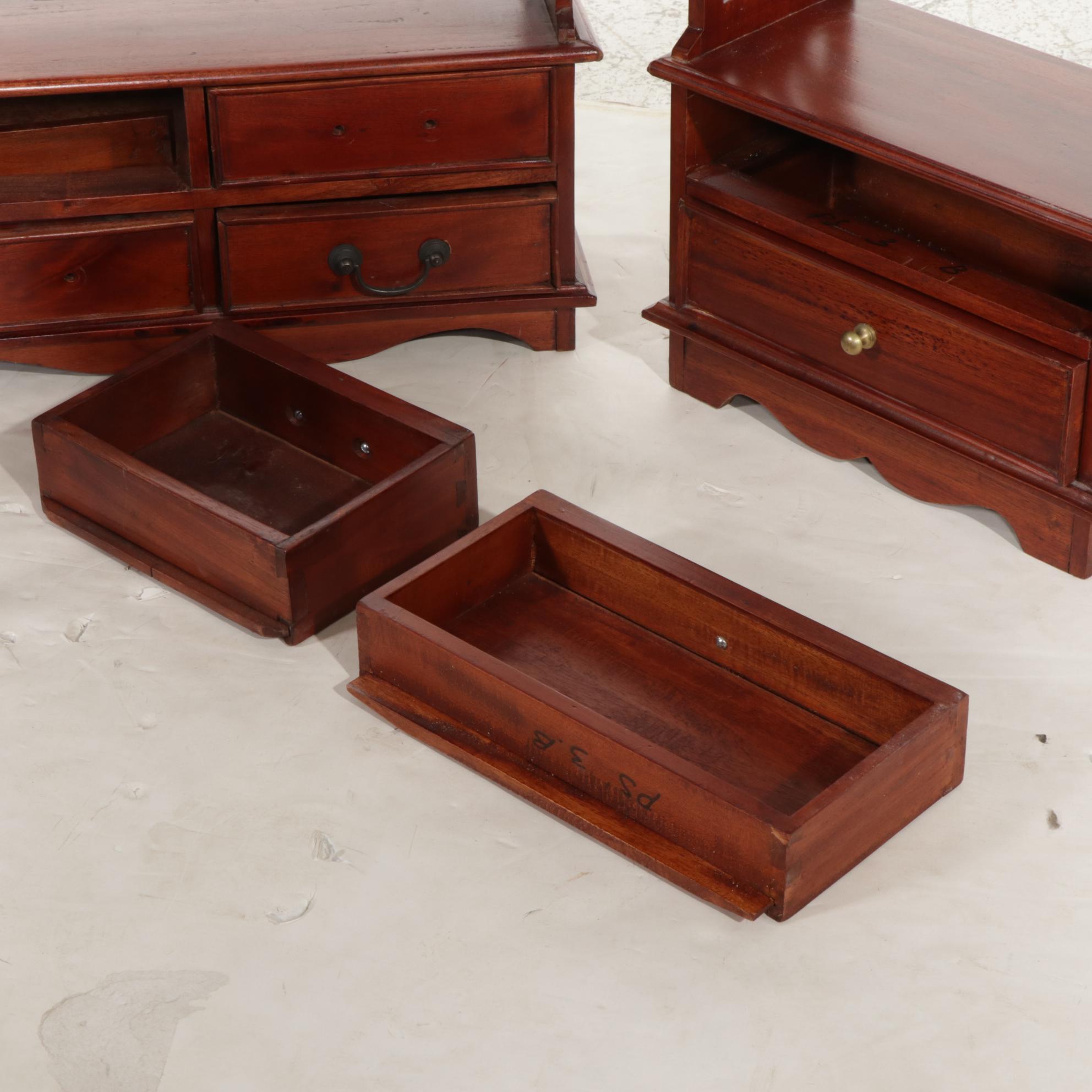 Three Hanging Display Shelves, 21st Century