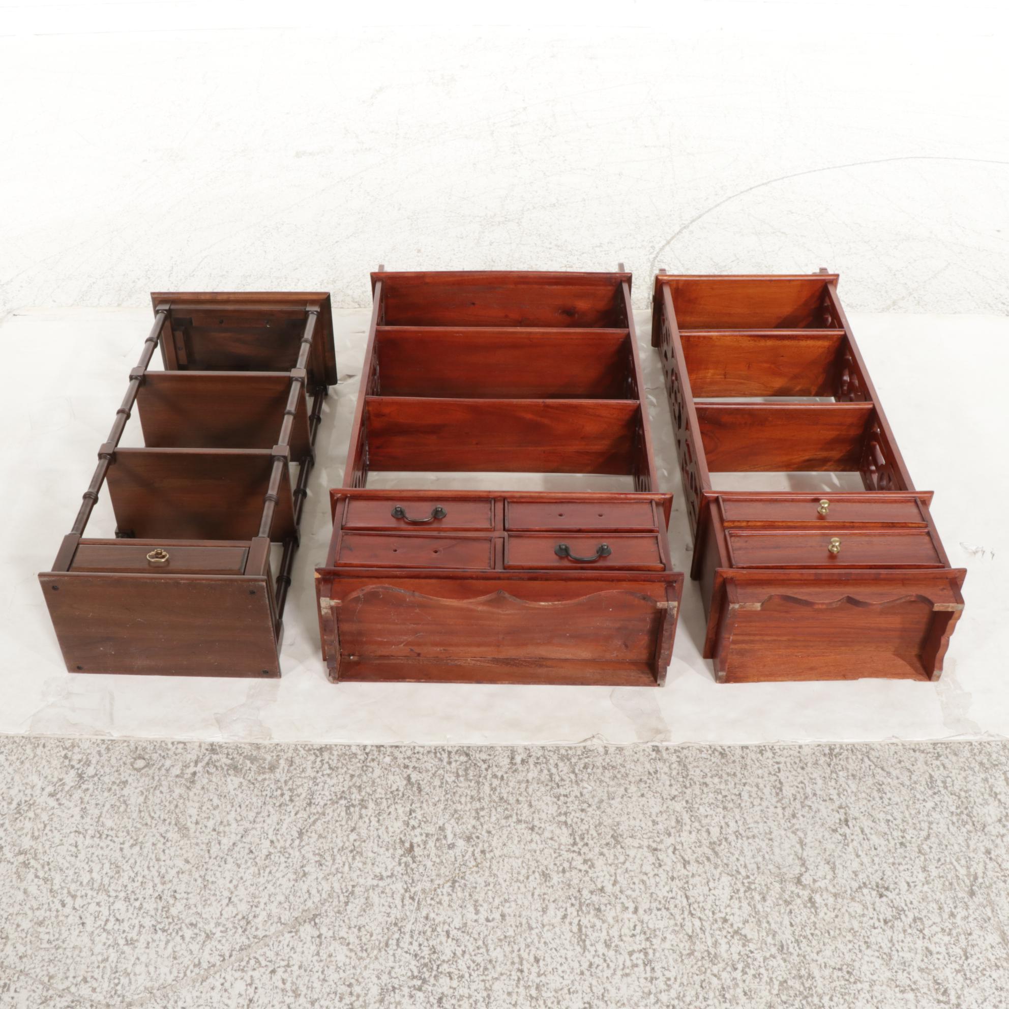 Three Hanging Display Shelves, 21st Century