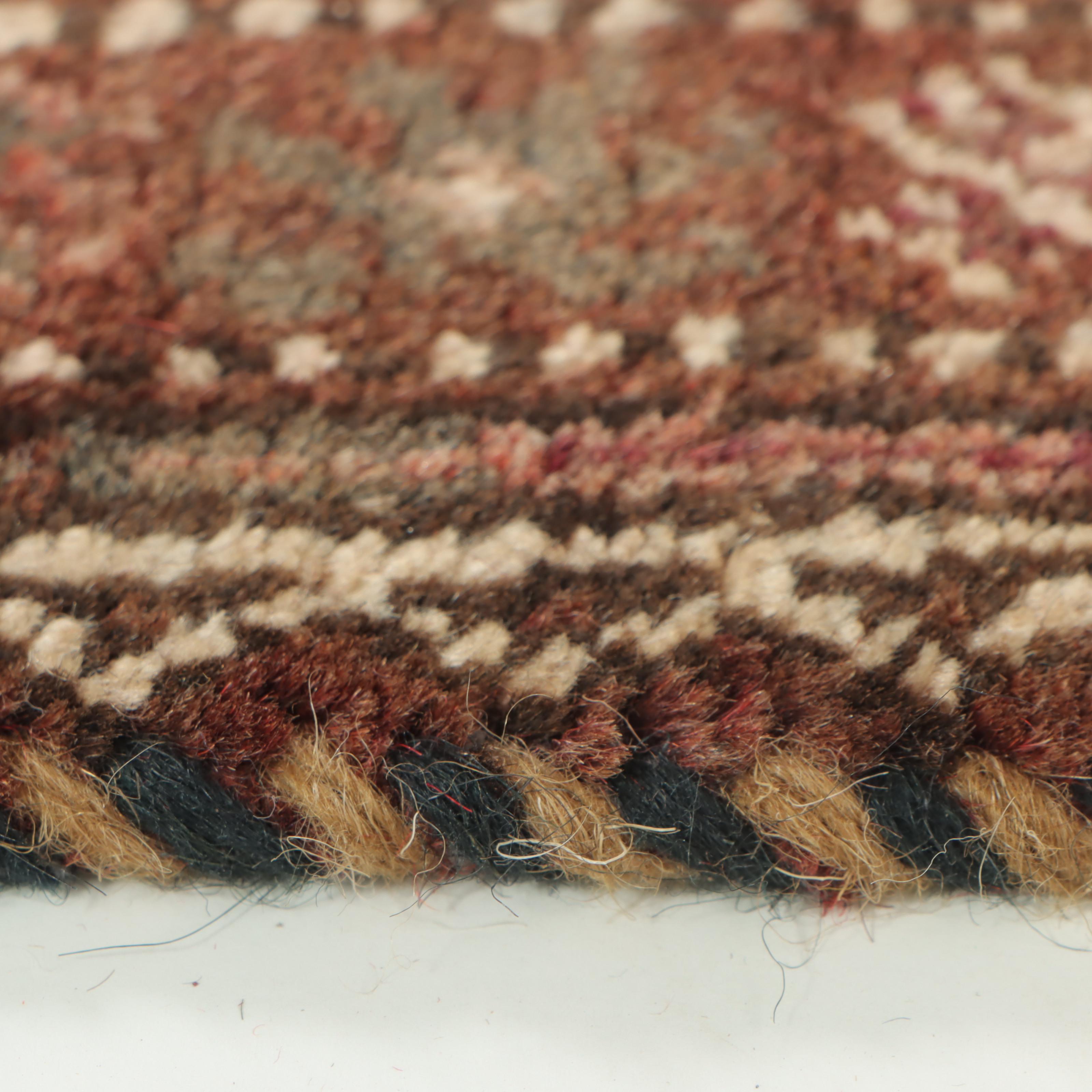 3'11 x 9'1 Hand-Knotted Afghan Turkmen Long Rug